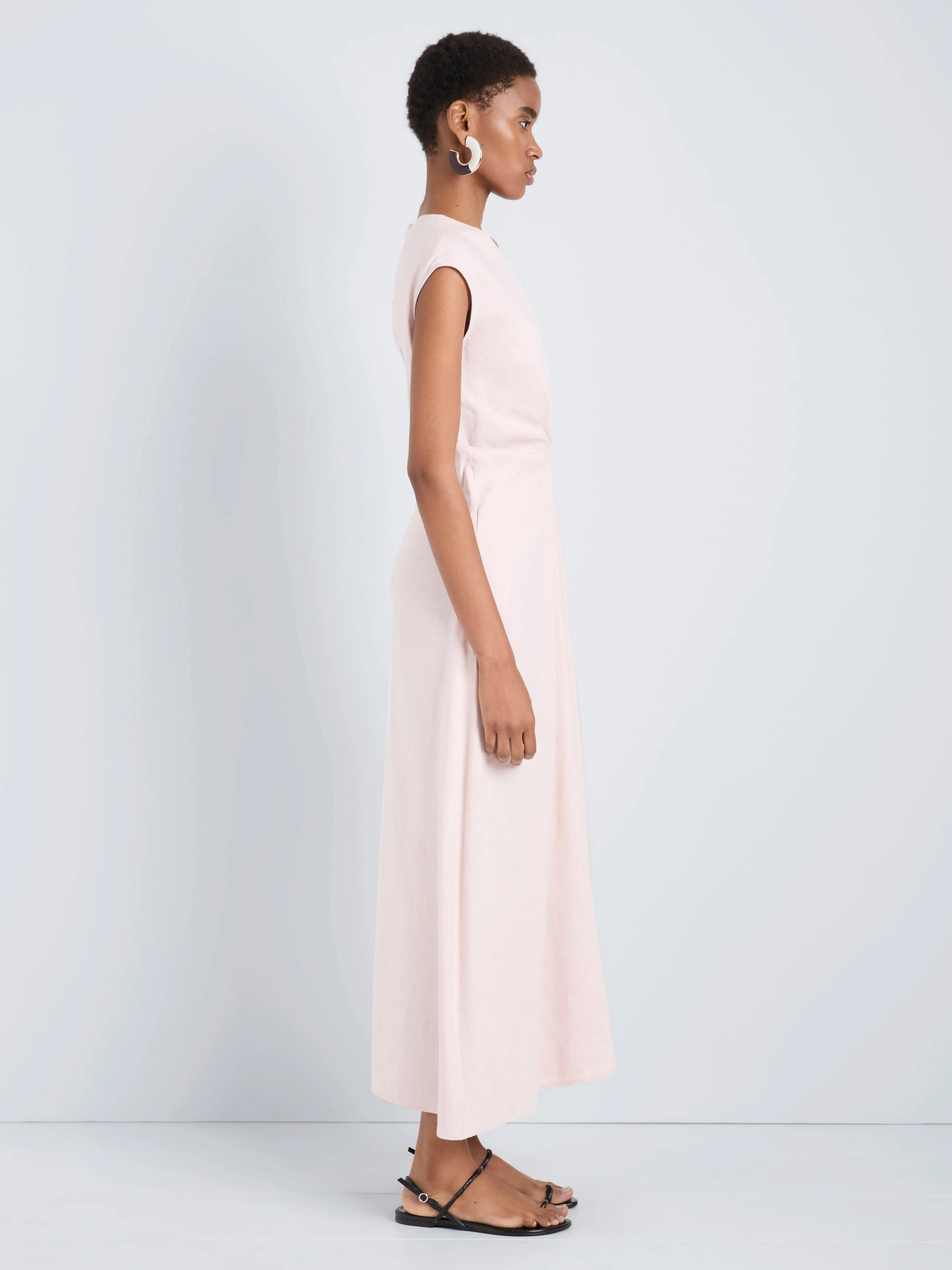 Miranda Dress in Linen Slub sold by Proenza Schouler product image thumbnail 3