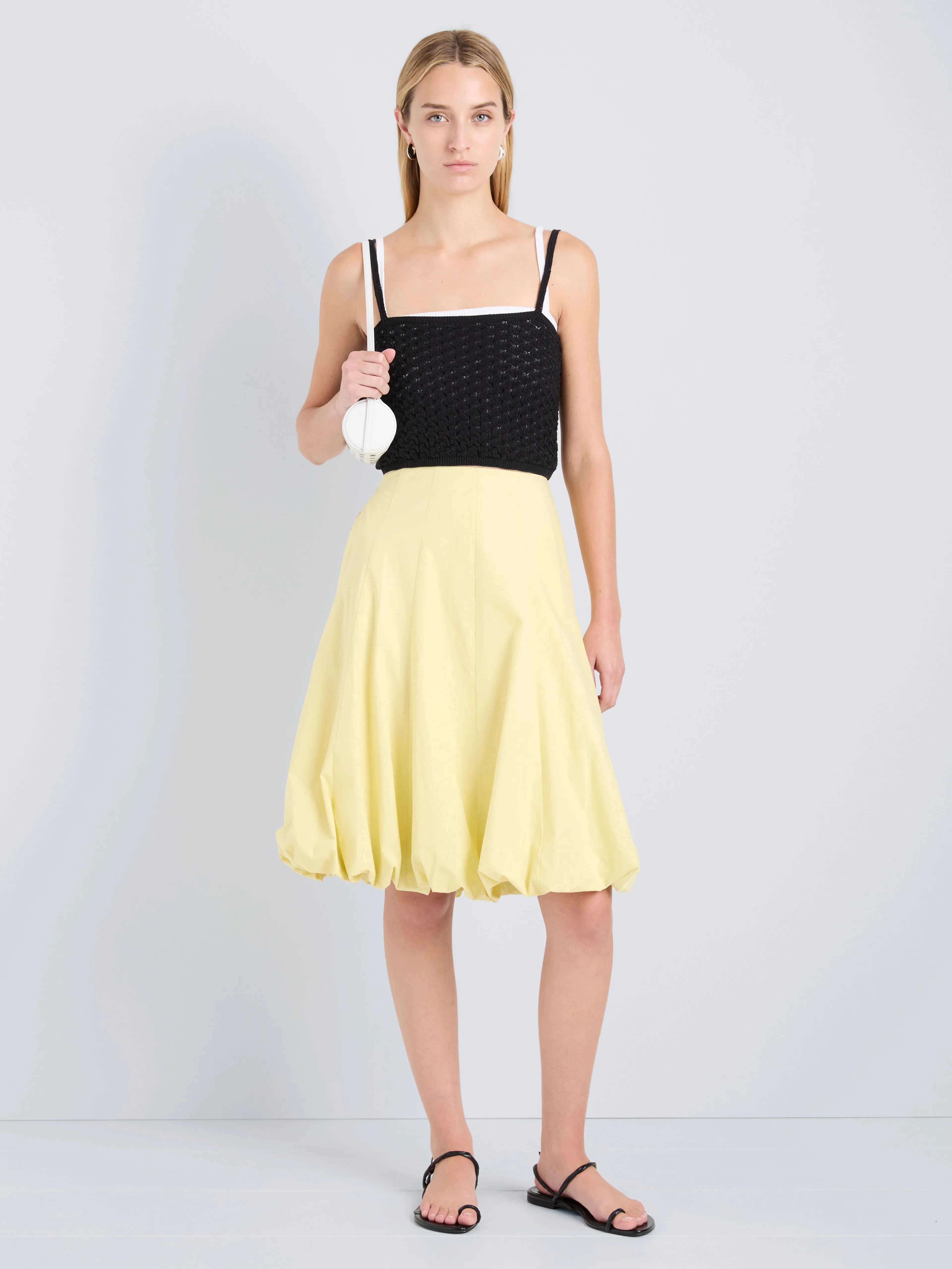 Kyra Skirt in Rumpled Cotton sold by Proenza Schouler product image thumbnail 2