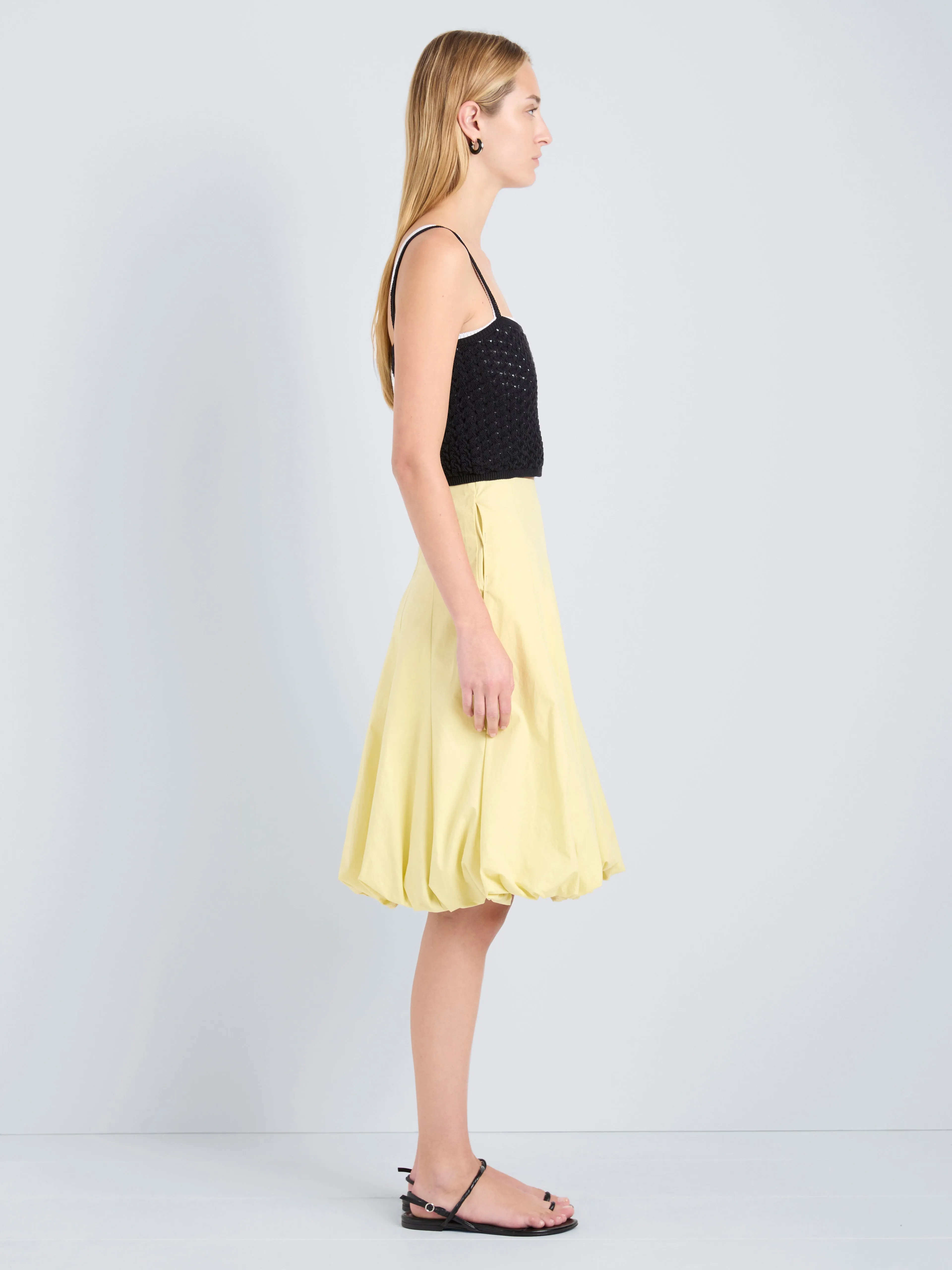 Kyra Skirt in Rumpled Cotton sold by Proenza Schouler product image thumbnail 3
