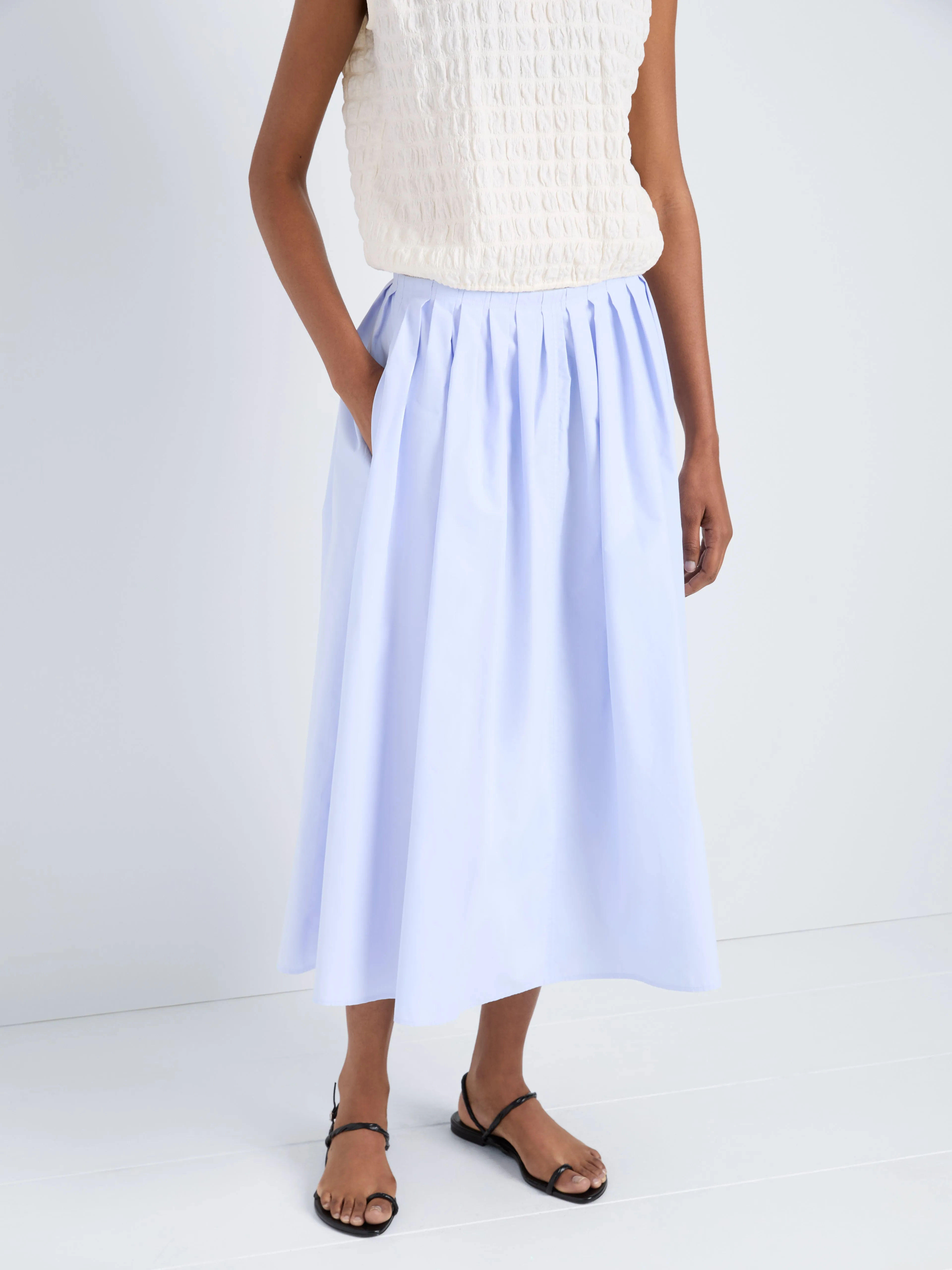 Austin Skirt in Tech Cotton sold by Proenza Schouler product image thumbnail 5