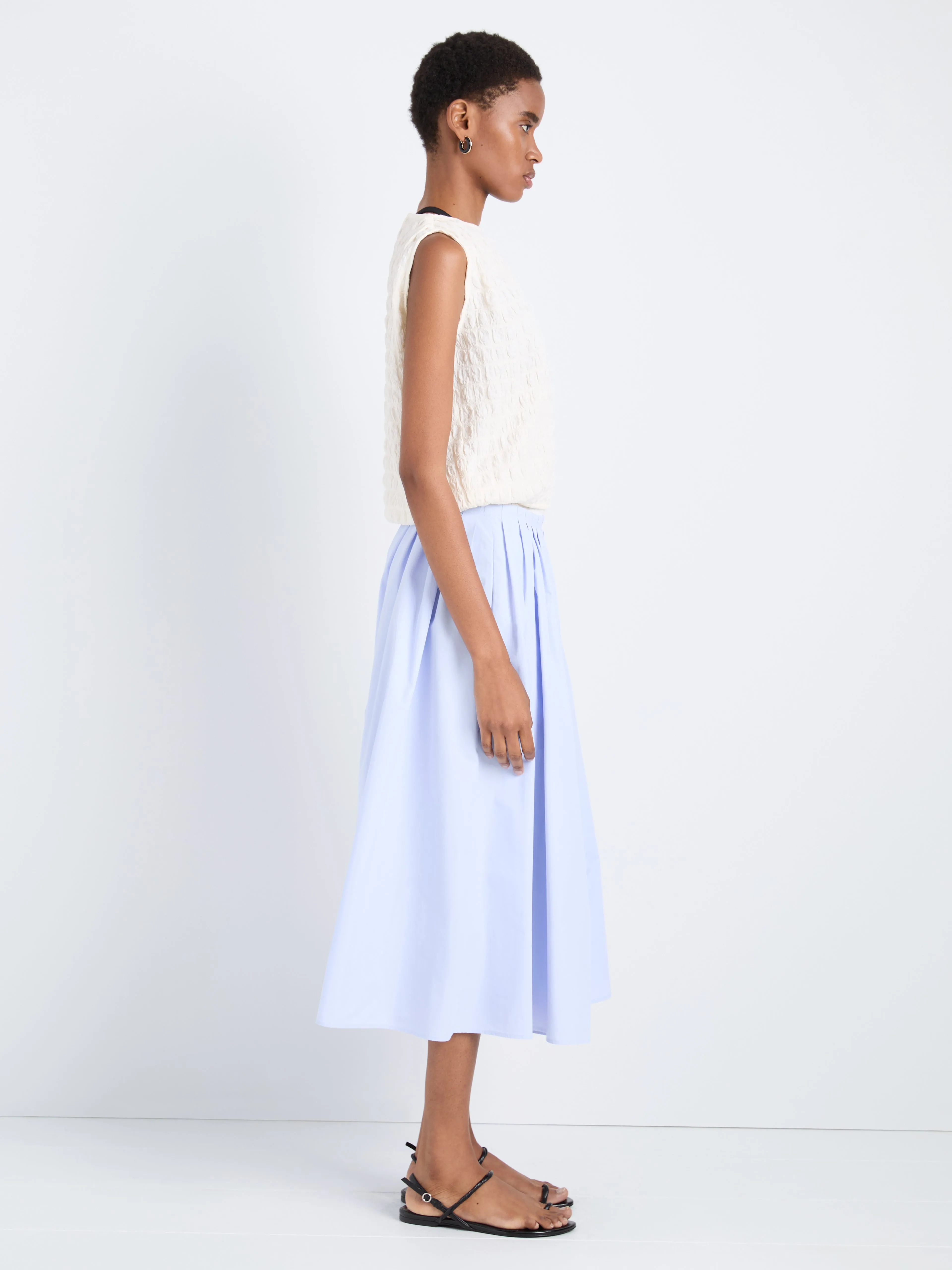 Austin Skirt in Tech Cotton sold by Proenza Schouler product image thumbnail 3