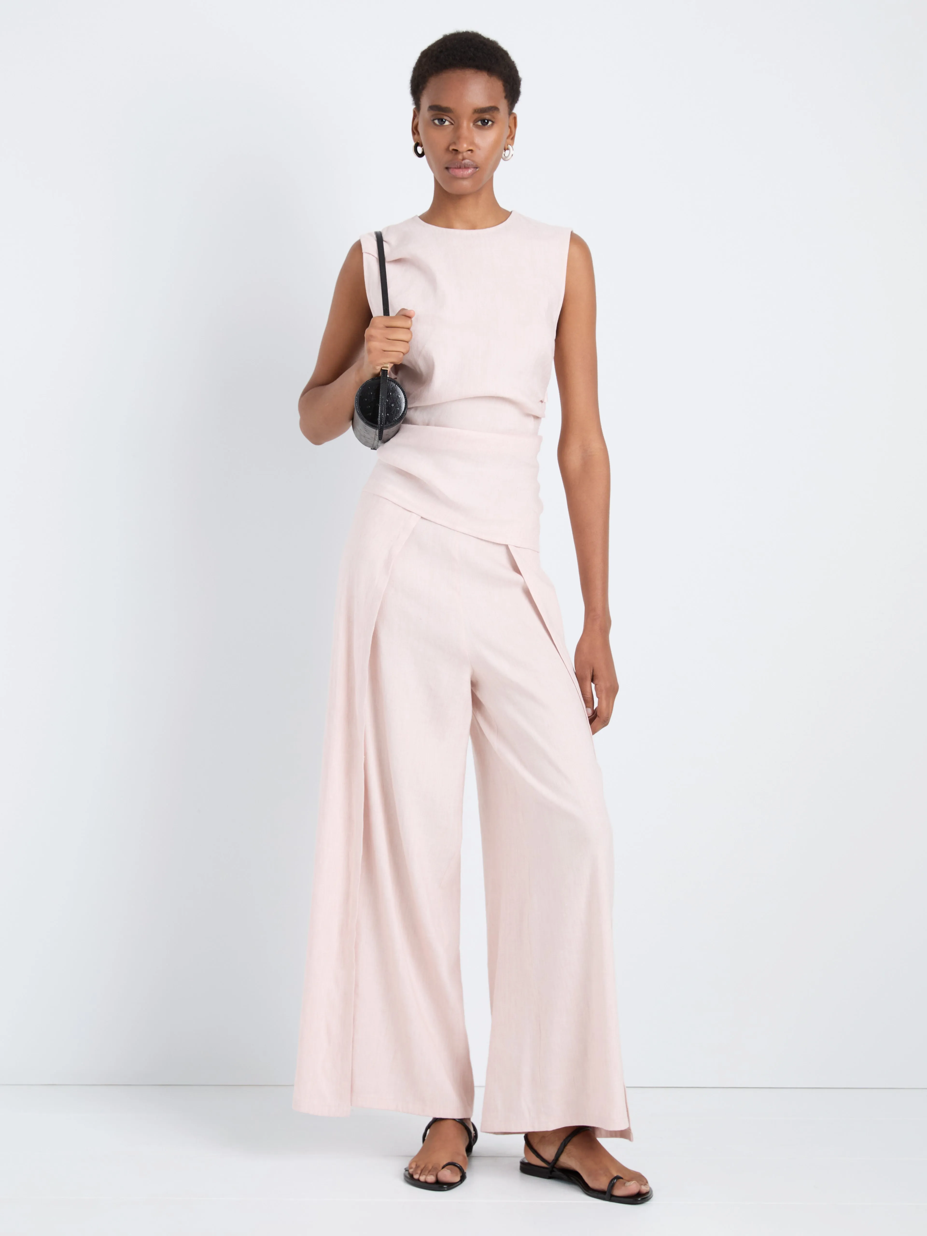 Anoushka Top in Linen Slub sold by Proenza Schouler product image thumbnail 3