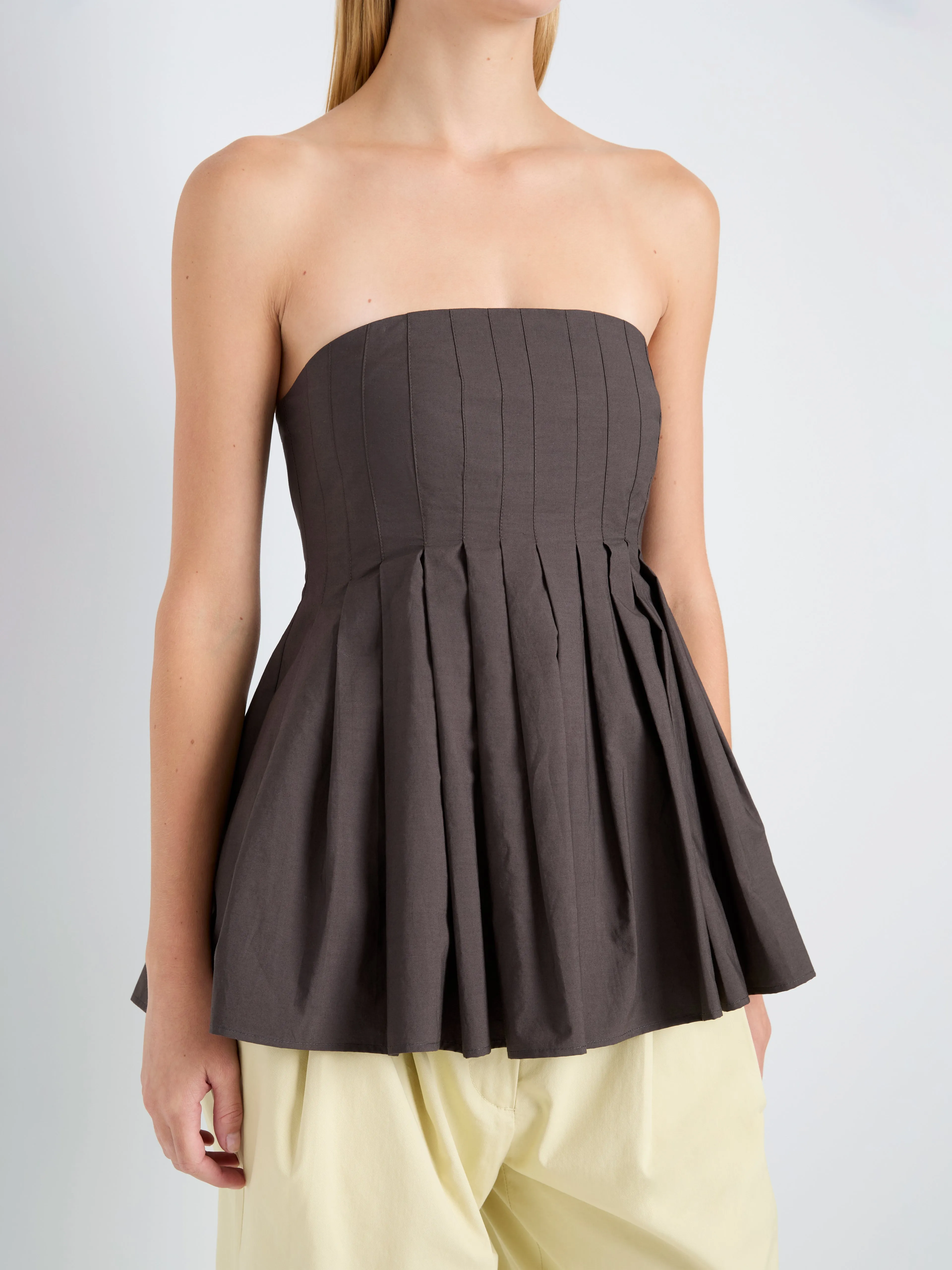 Avine Top in Rumpled Cotton sold by Proenza Schouler product image thumbnail 5