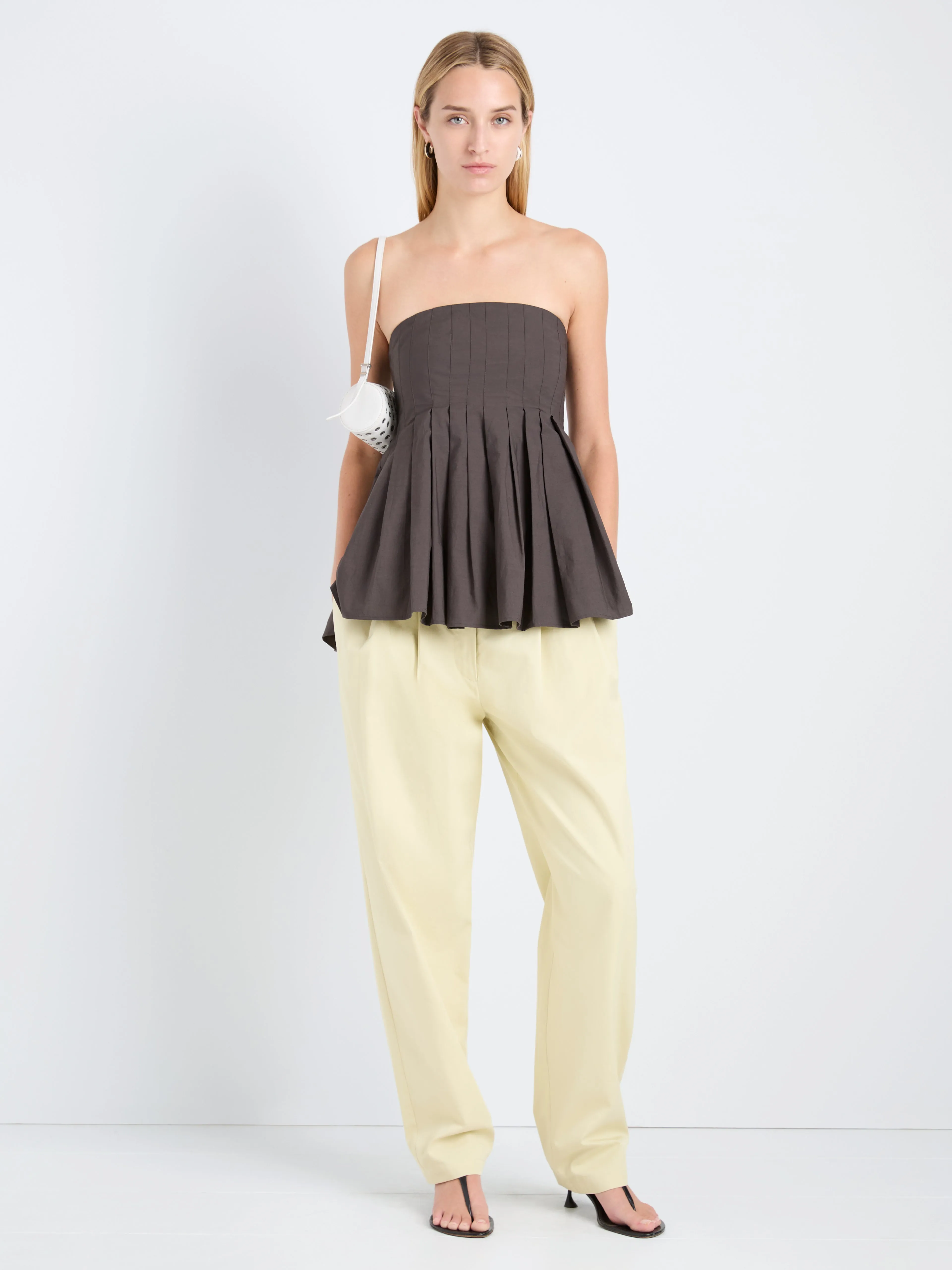 Avine Top in Rumpled Cotton sold by Proenza Schouler product image thumbnail 3