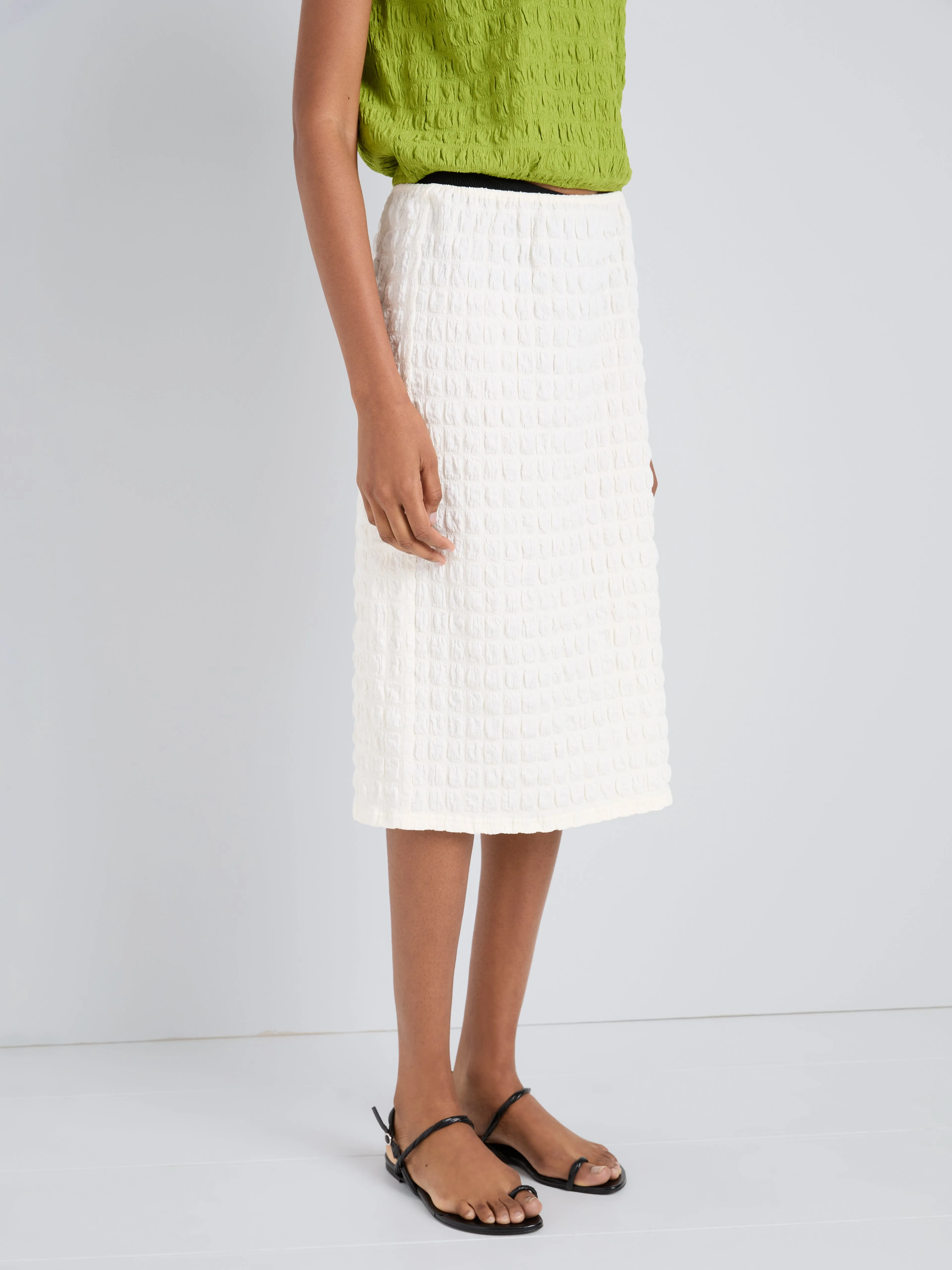 Lori Skirt in Textured Cotton sold by Proenza Schouler product image thumbnail 5