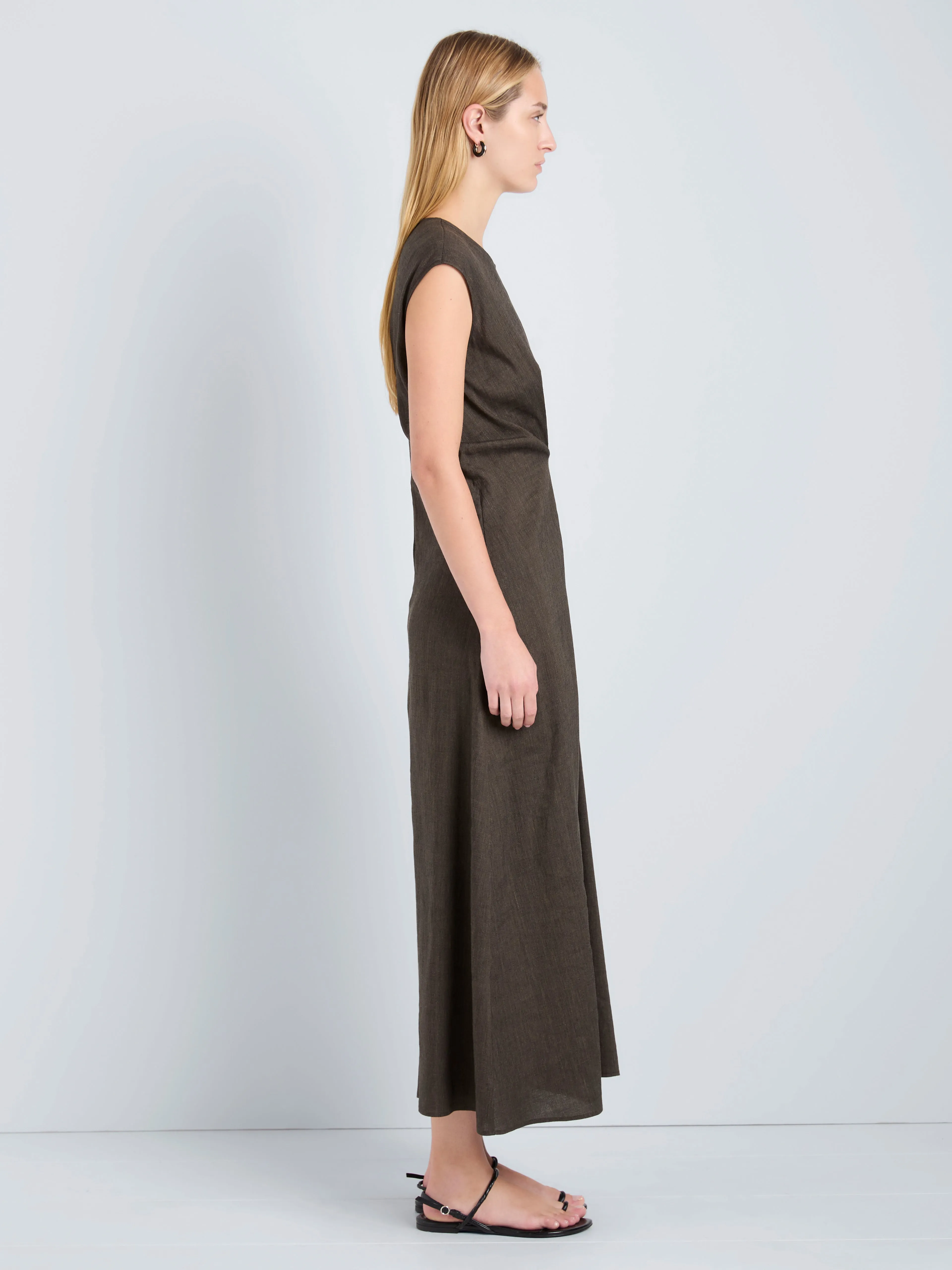 Miranda Dress in Linen Slub sold by Proenza Schouler product image thumbnail 3