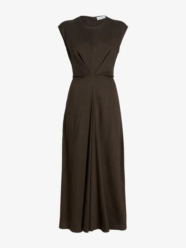 Miranda Dress in Linen Slub sold by Proenza Schouler