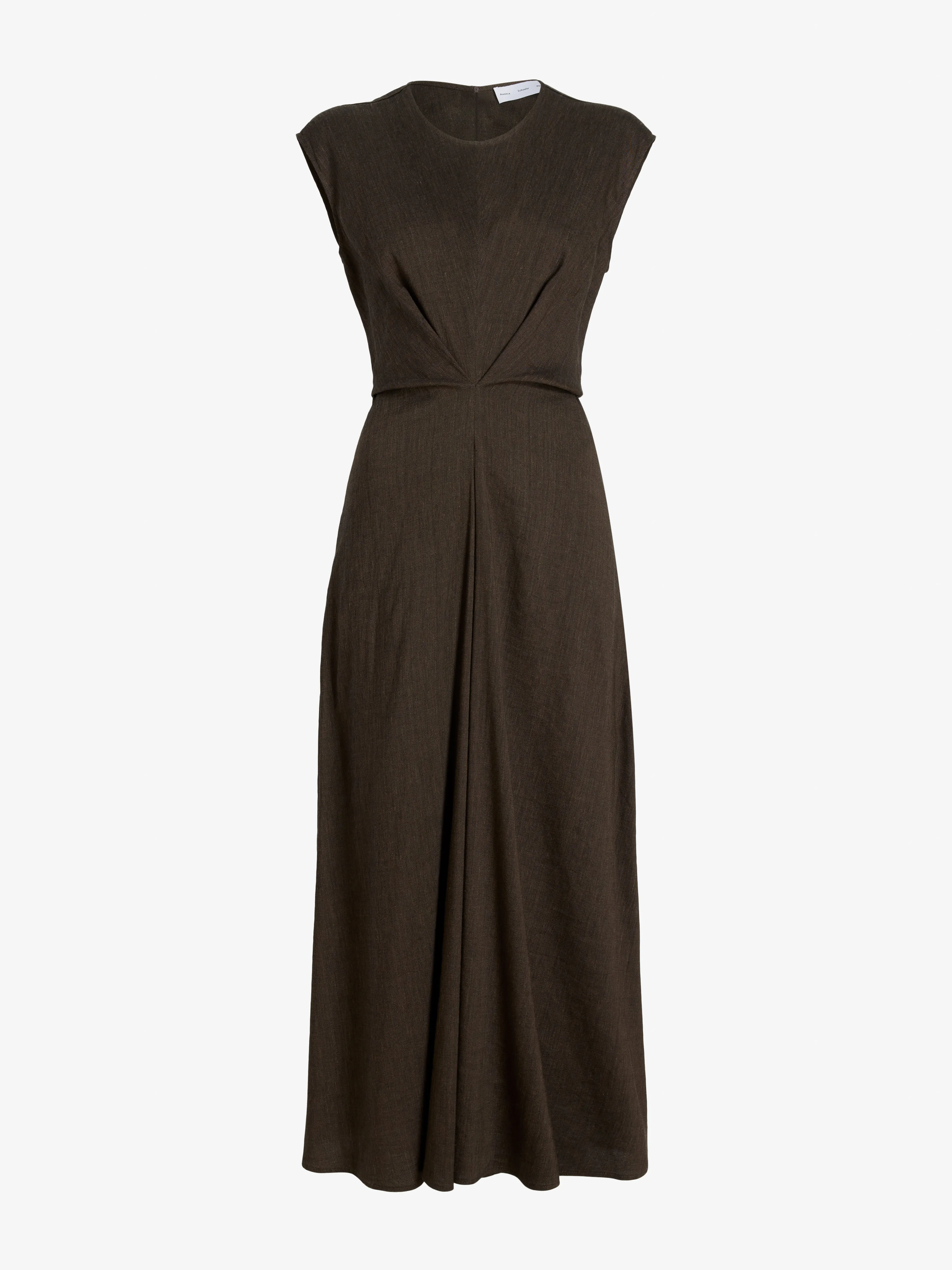 Miranda Dress in Linen Slub sold by Proenza Schouler