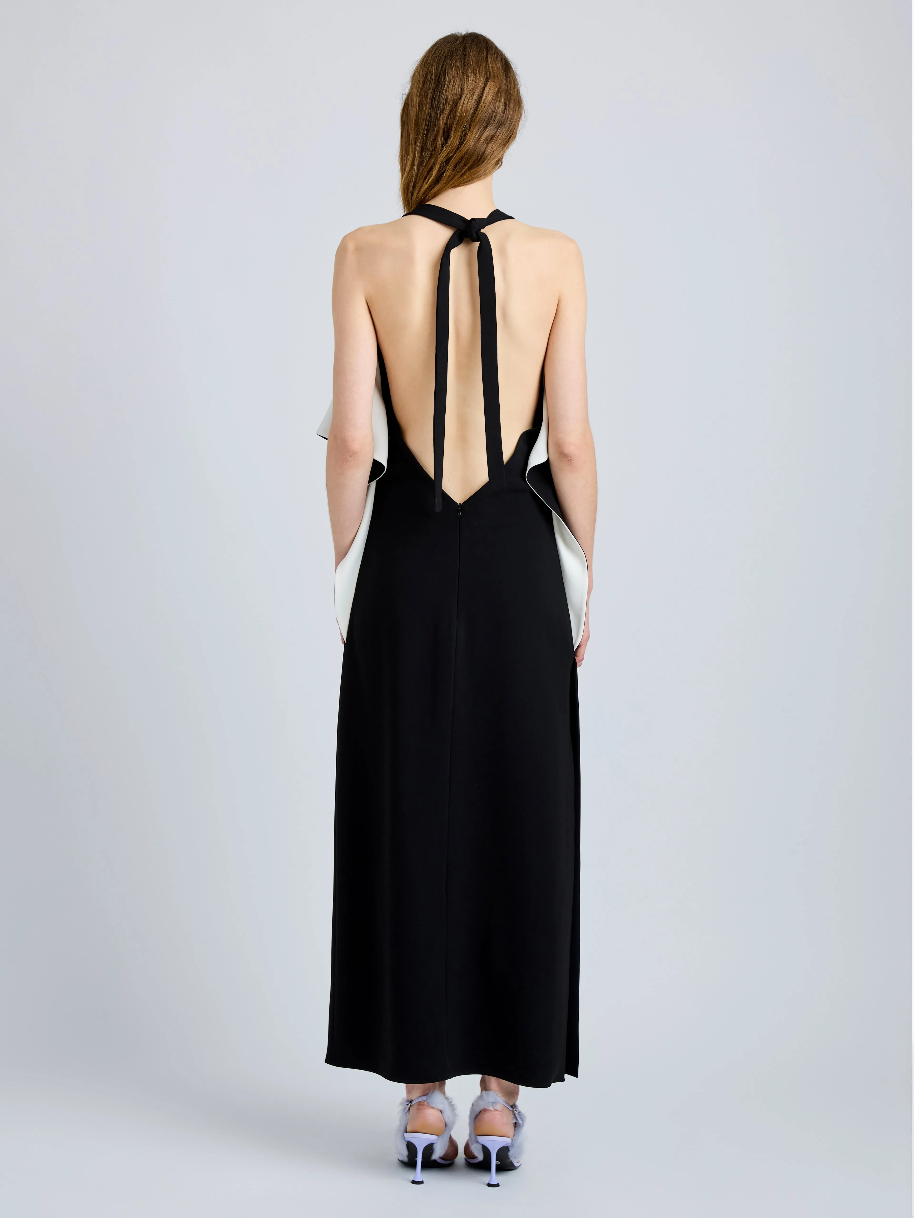 Sanna Dress in Matte Double Crepe sold by Proenza Schouler product image thumbnail 4