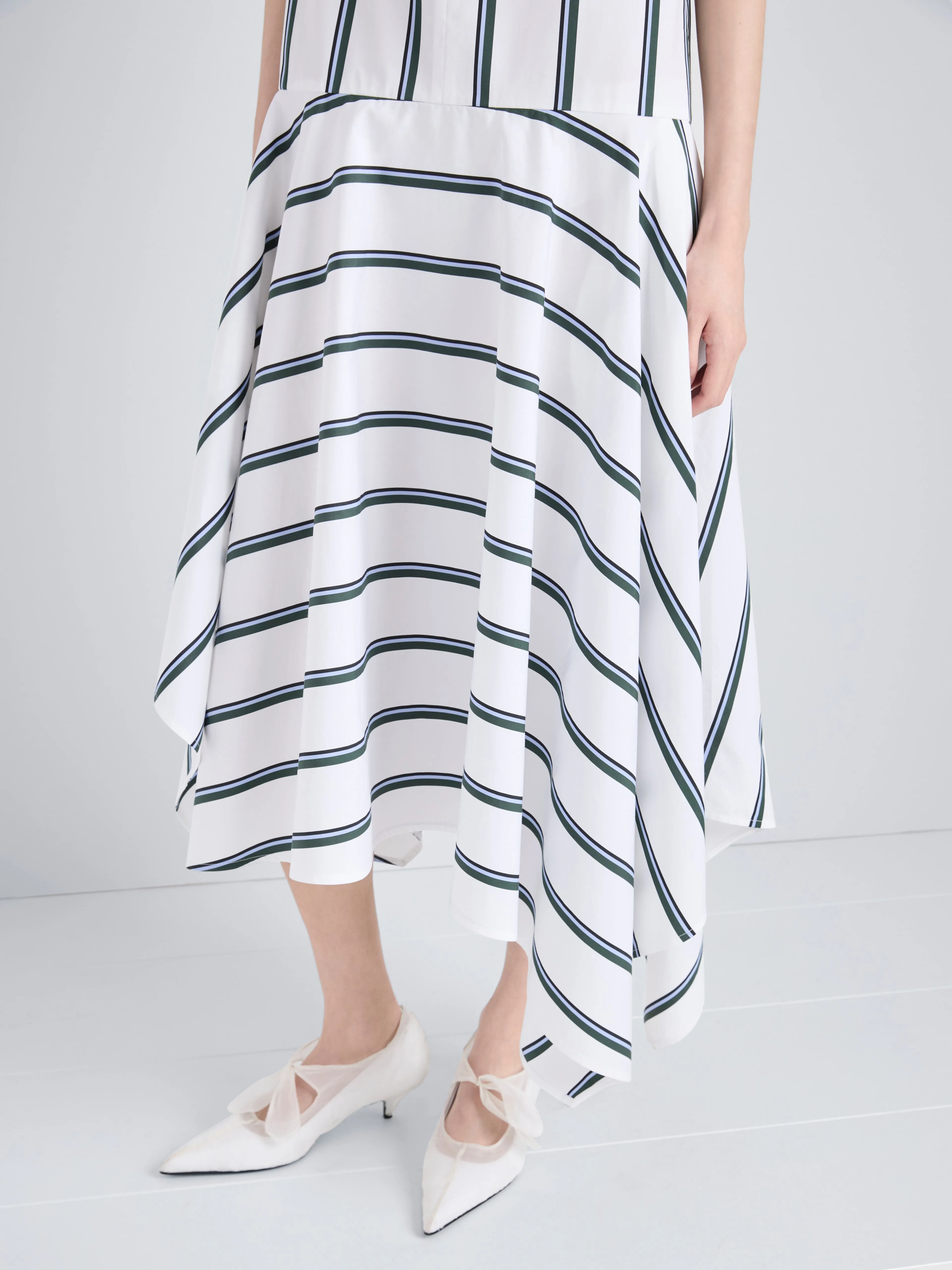 Beatriz Dress in Cotton Silk Shirting sold by Proenza Schouler product image thumbnail 5