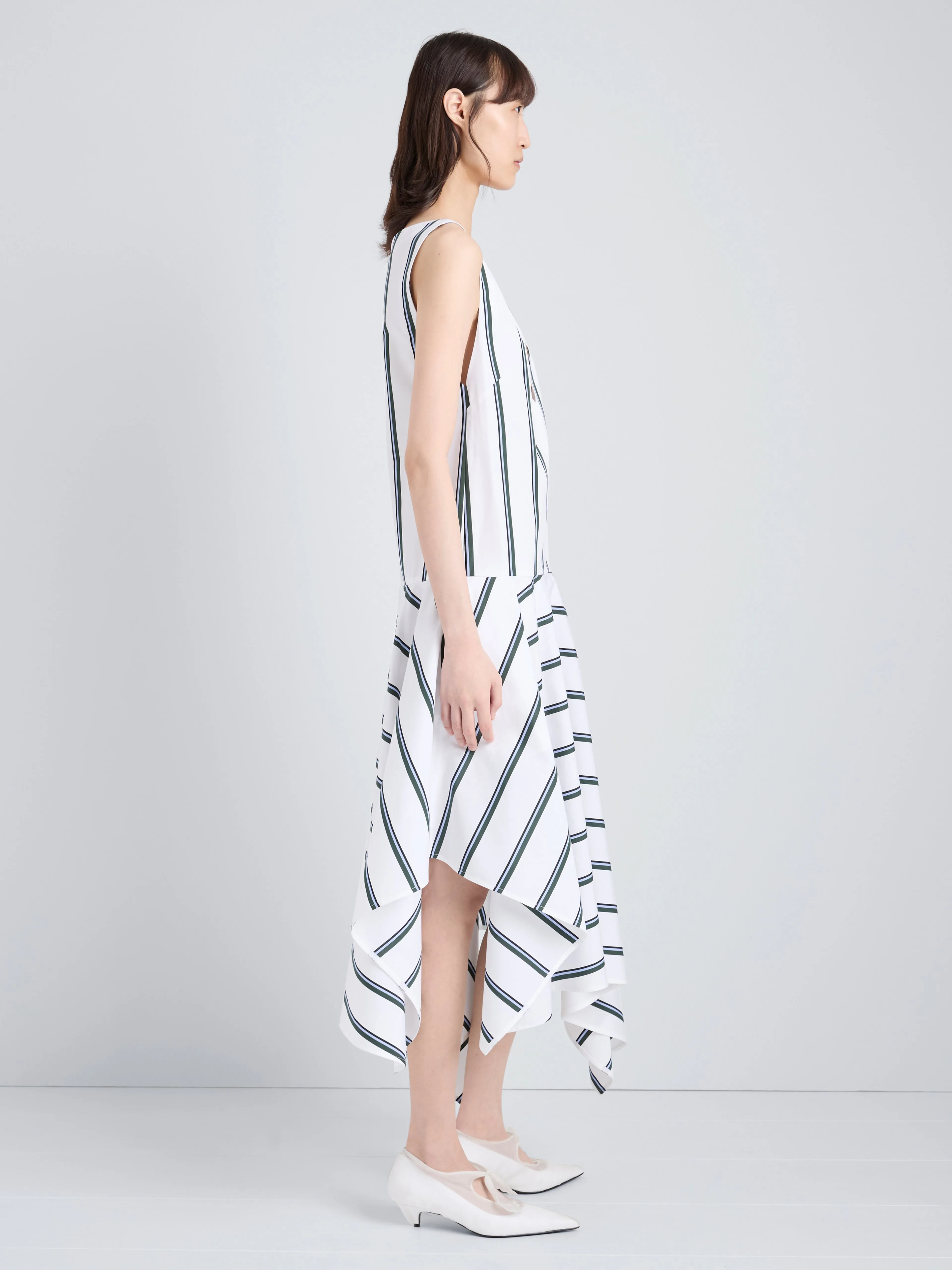 Beatriz Dress in Cotton Silk Shirting sold by Proenza Schouler product image thumbnail 3