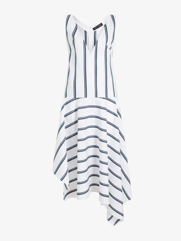Beatriz Dress in Cotton Silk Shirting made by Proenza Schouler