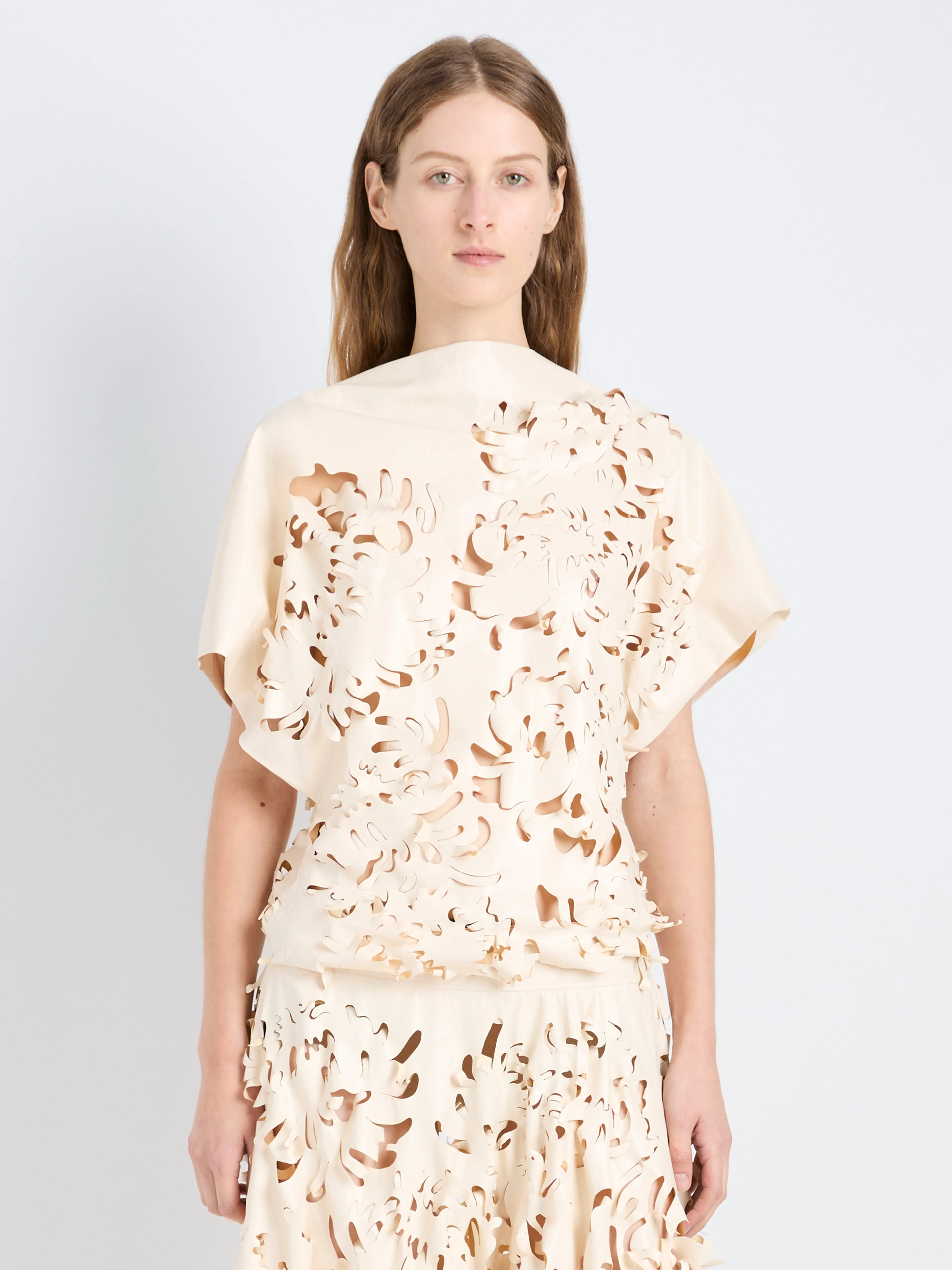 Dima Top in Lacquered Cotton sold by Proenza Schouler product image thumbnail 2