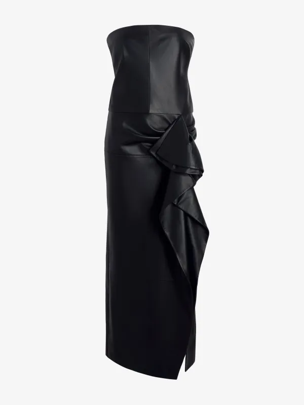 Alonna Dress in Leather made by Proenza Schouler