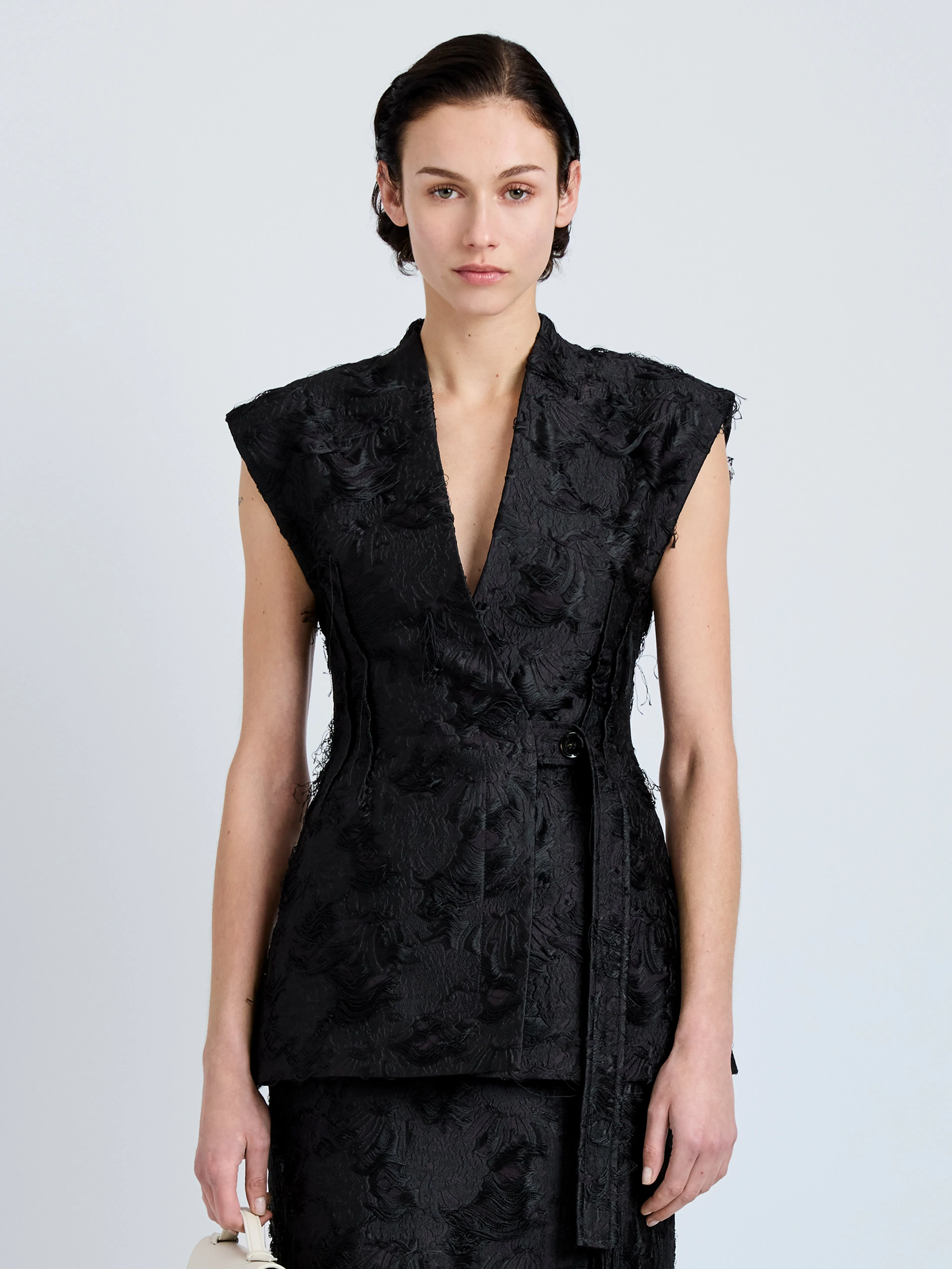Cindle Gillet in Chrysanthemum Float Jacquard sold by Proenza Schouler product image thumbnail 2
