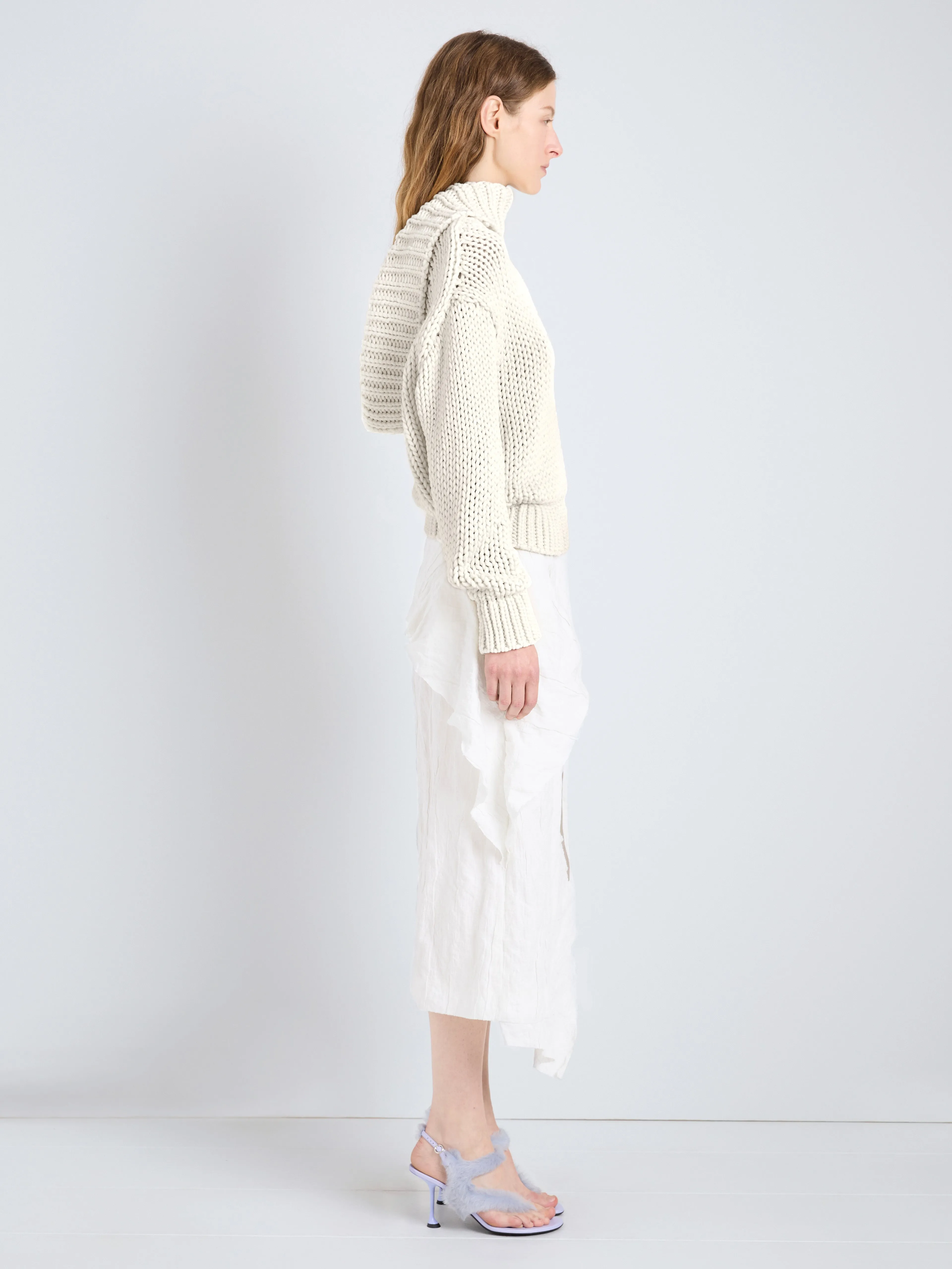 Alexandra Sweater in Draped Cotton sold by Proenza Schouler product image thumbnail 5
