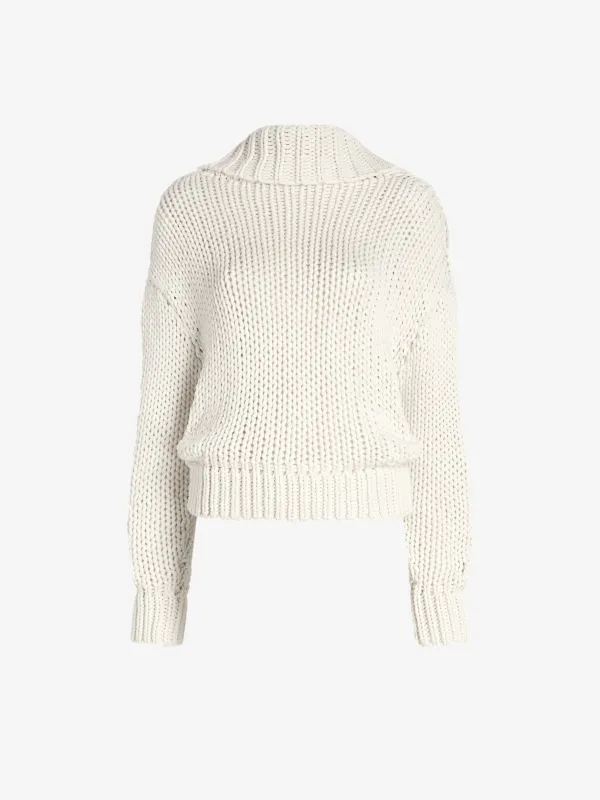 Alexandra Sweater in Draped Cotton sold by Proenza Schouler