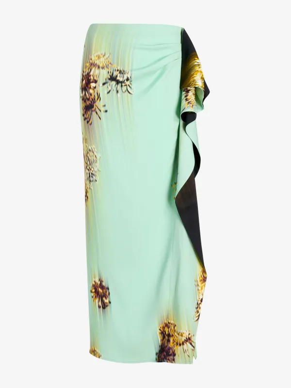 Cella Skirt in Double Printed Viscose Cady made by Proenza Schouler