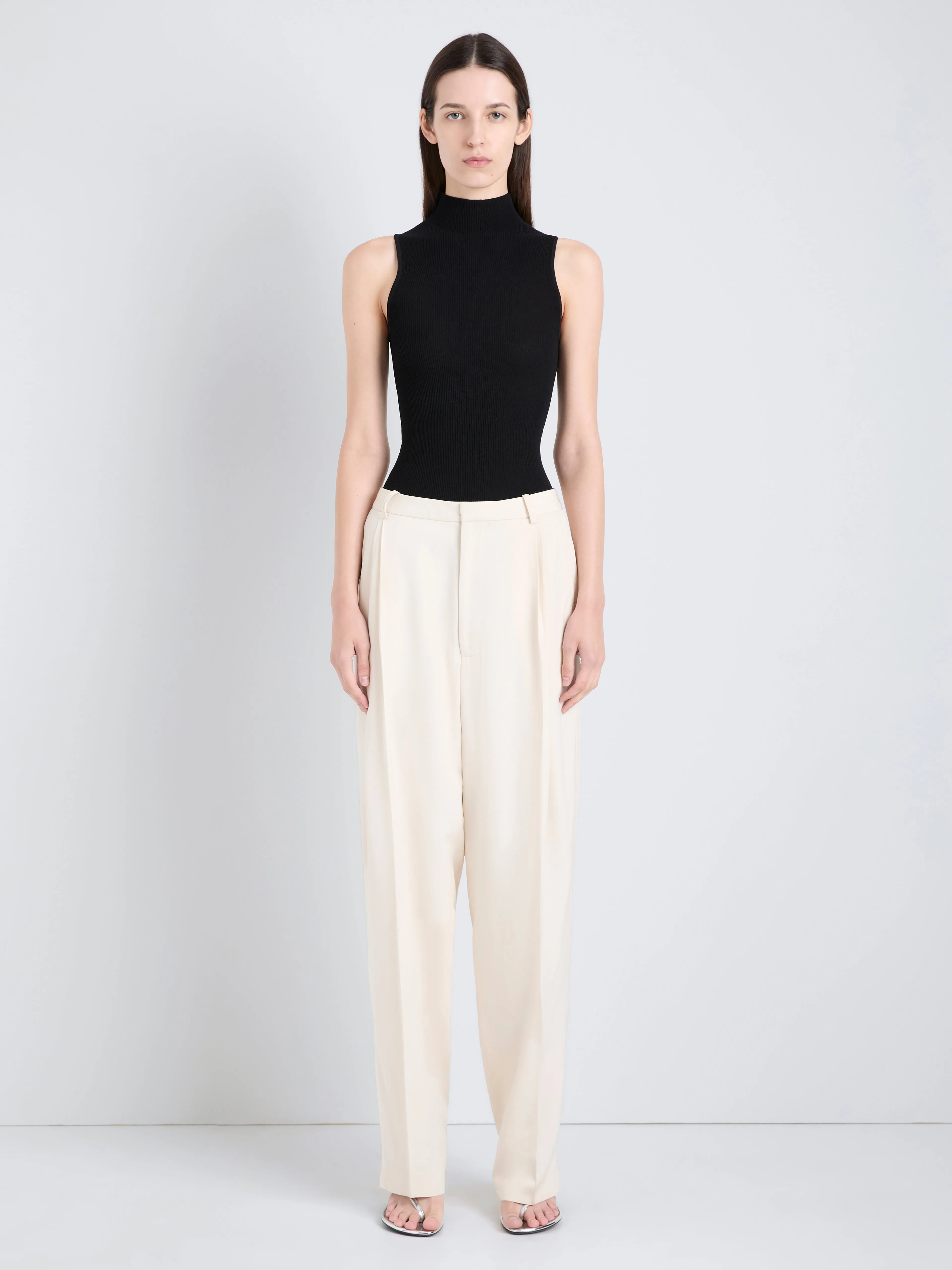 Clementina Pant in Viscose Twill sold by Proenza Schouler product image thumbnail 2