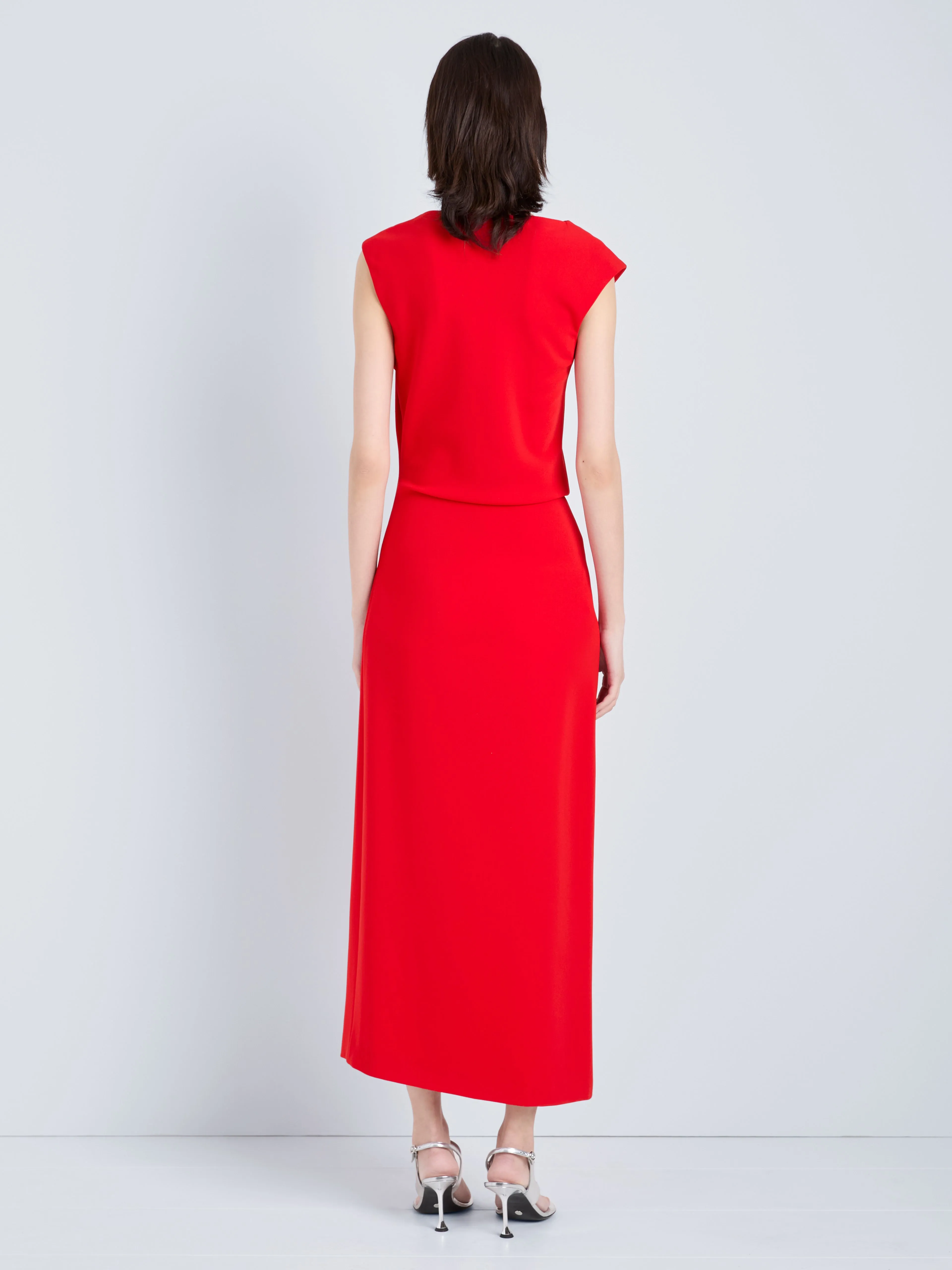 Damea Dress in Matte Double Crepe sold by Proenza Schouler product image thumbnail 4