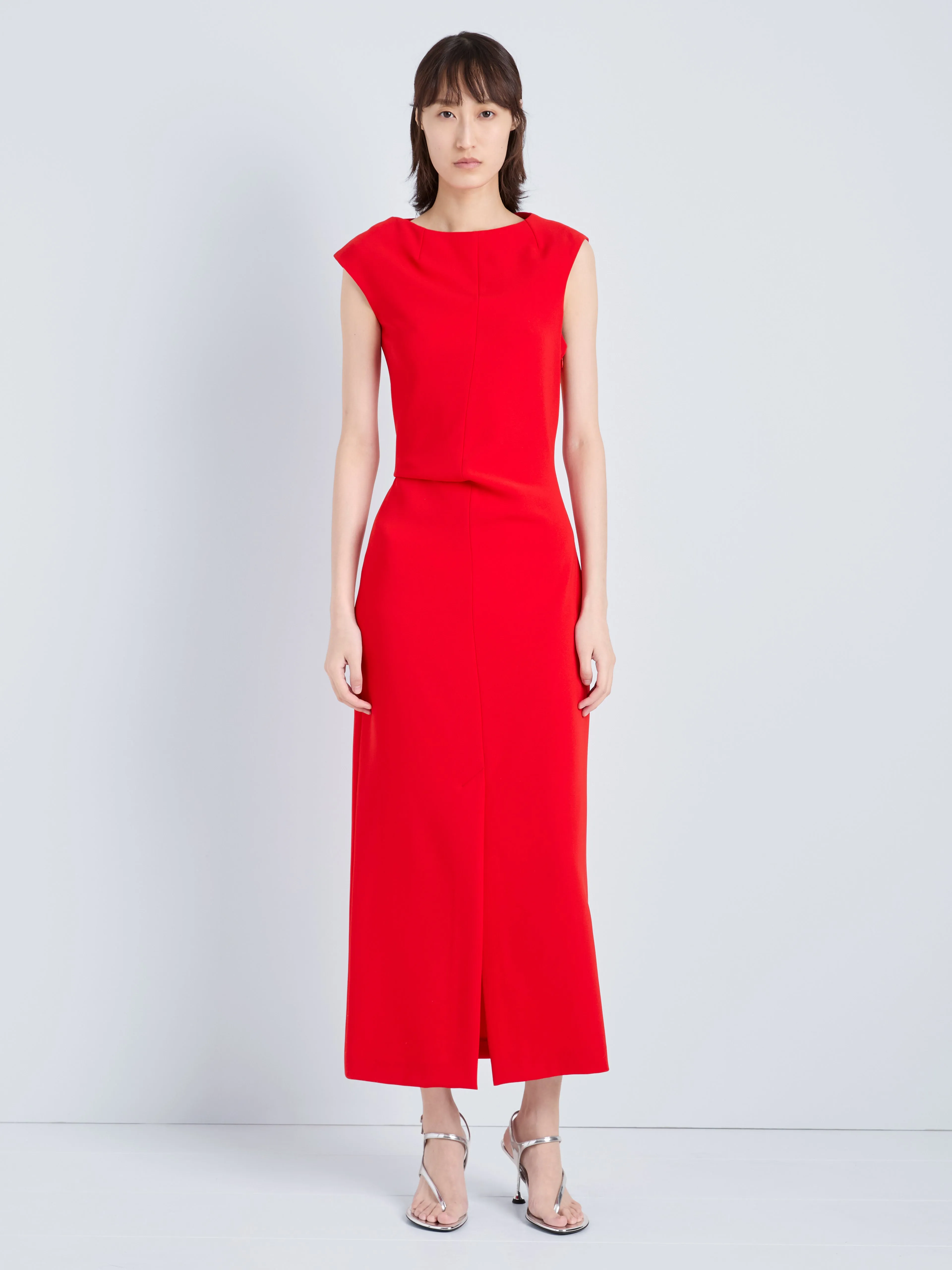 Damea Dress in Matte Double Crepe sold by Proenza Schouler product image thumbnail 2
