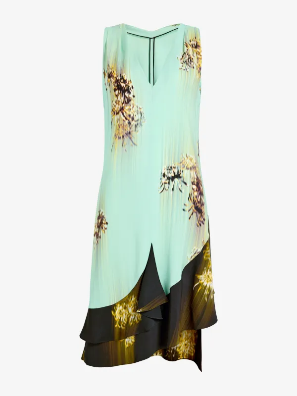 Rhetta Dress in Printed Viscose Cady made by Proenza Schouler