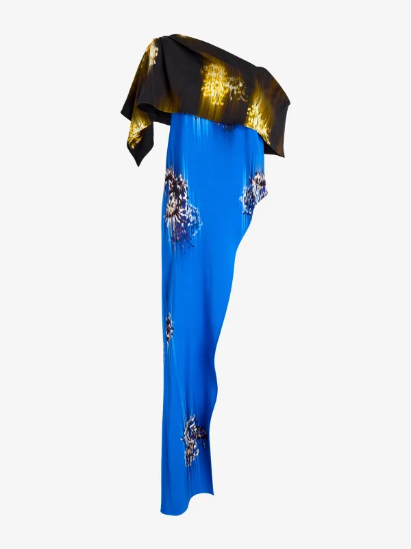 Haya Top in Printed Viscose Cady made by Proenza Schouler