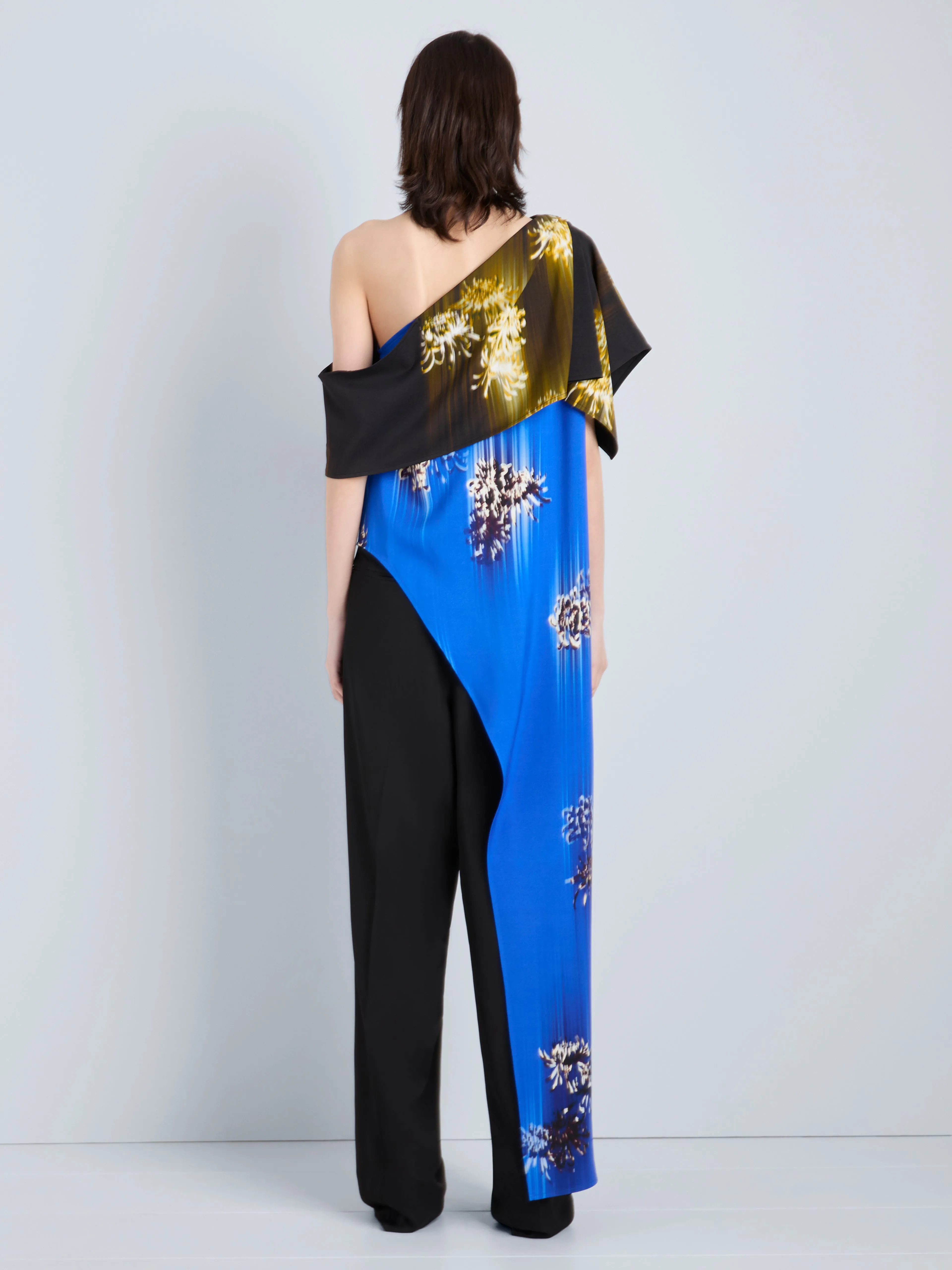 Haya Top in Printed Viscose Cady sold by Proenza Schouler product image thumbnail 5