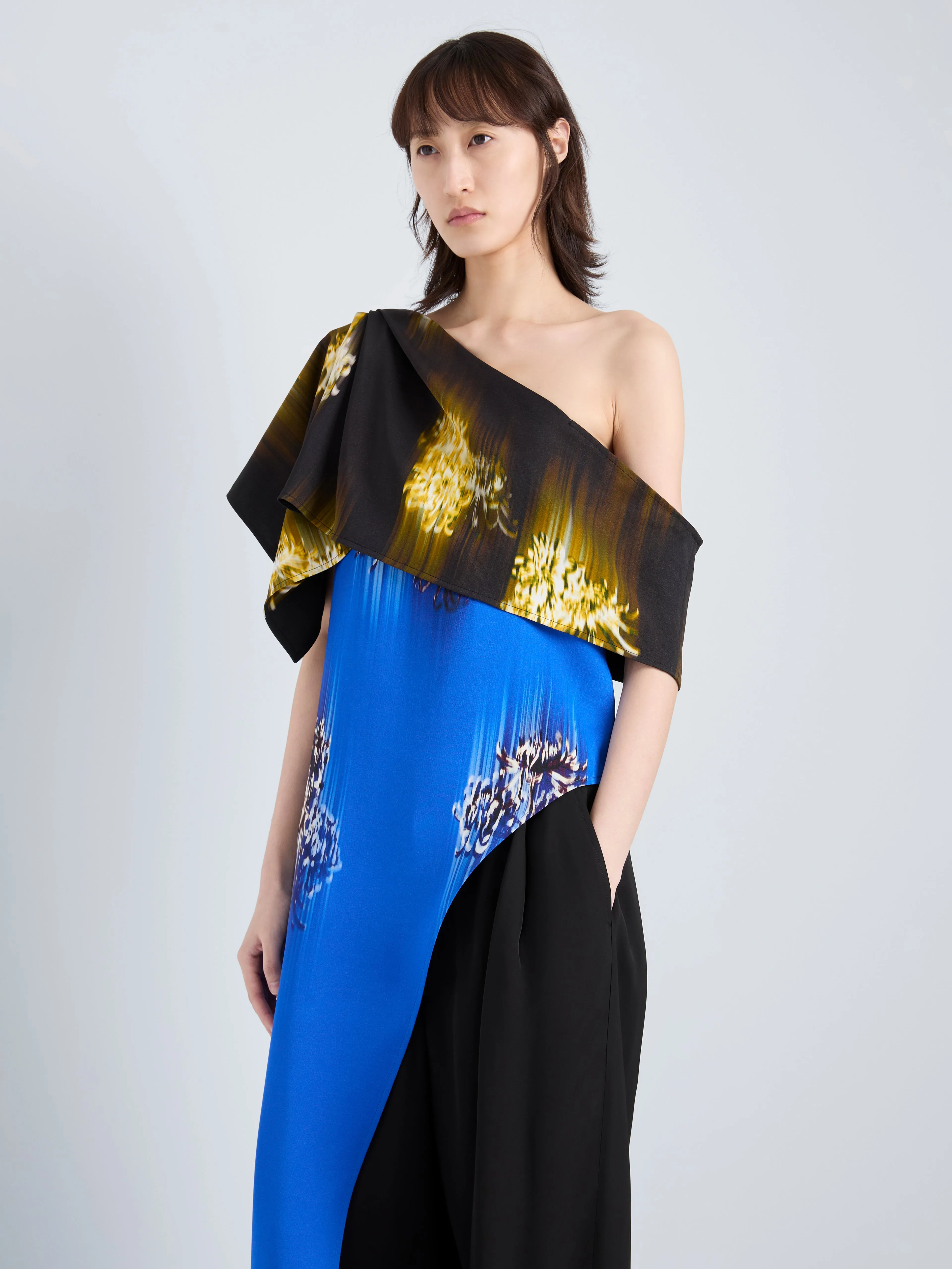 Haya Top in Printed Viscose Cady sold by Proenza Schouler product image thumbnail 2