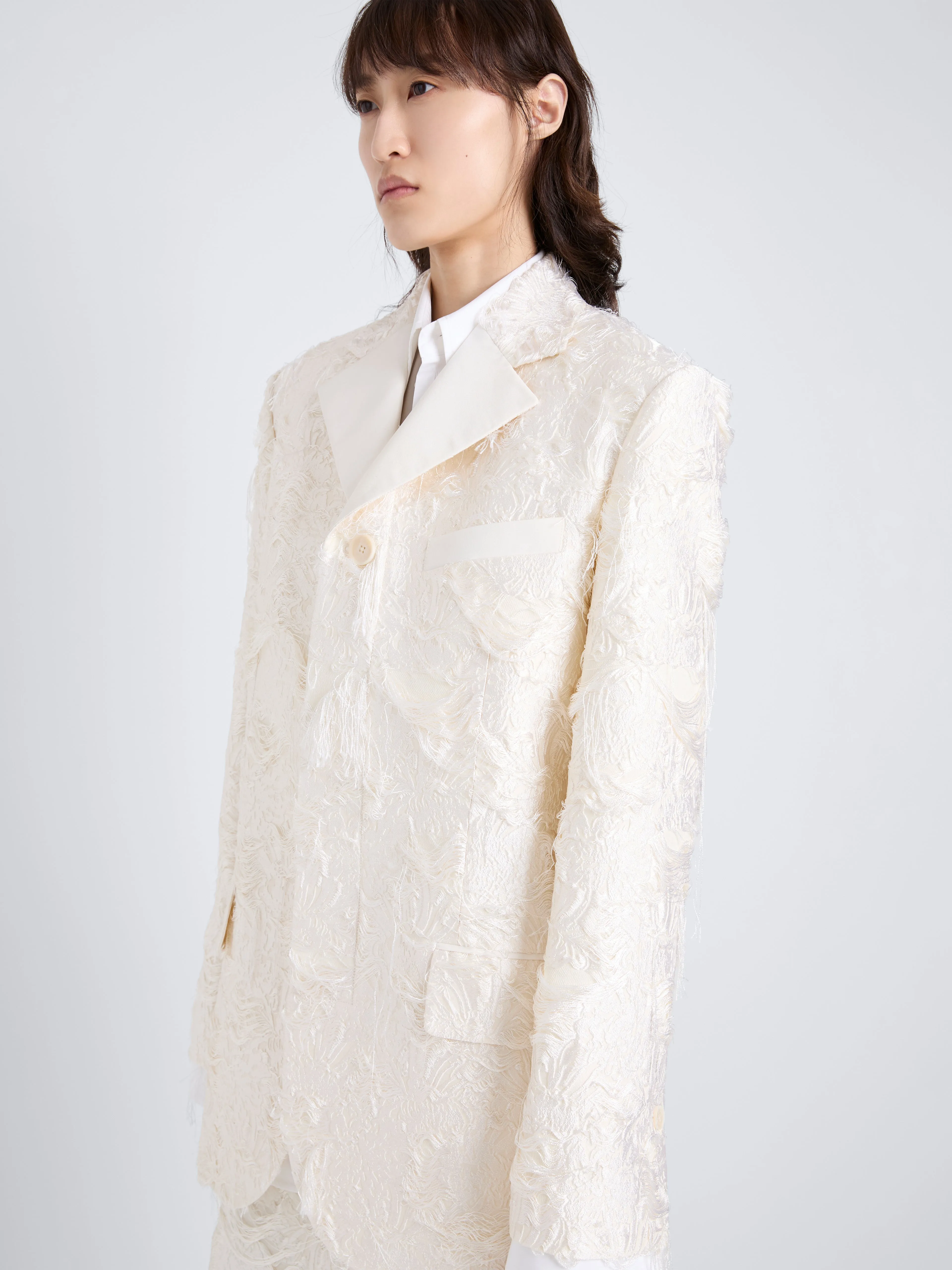 Theodora Jacket in Chrysanthemum Float Jacquard sold by Proenza Schouler product image thumbnail 2