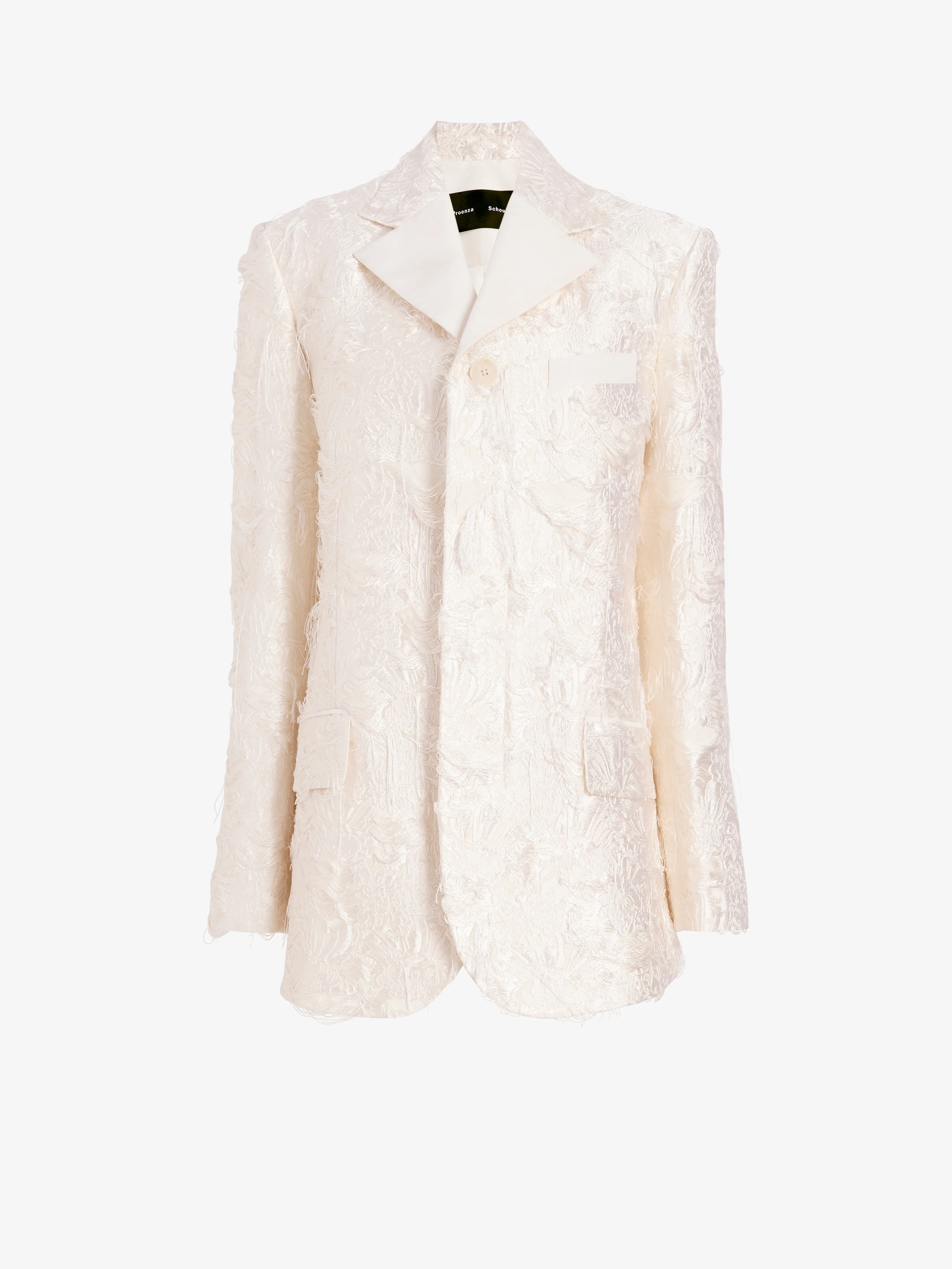 Theodora Jacket in Chrysanthemum Float Jacquard sold by Proenza Schouler