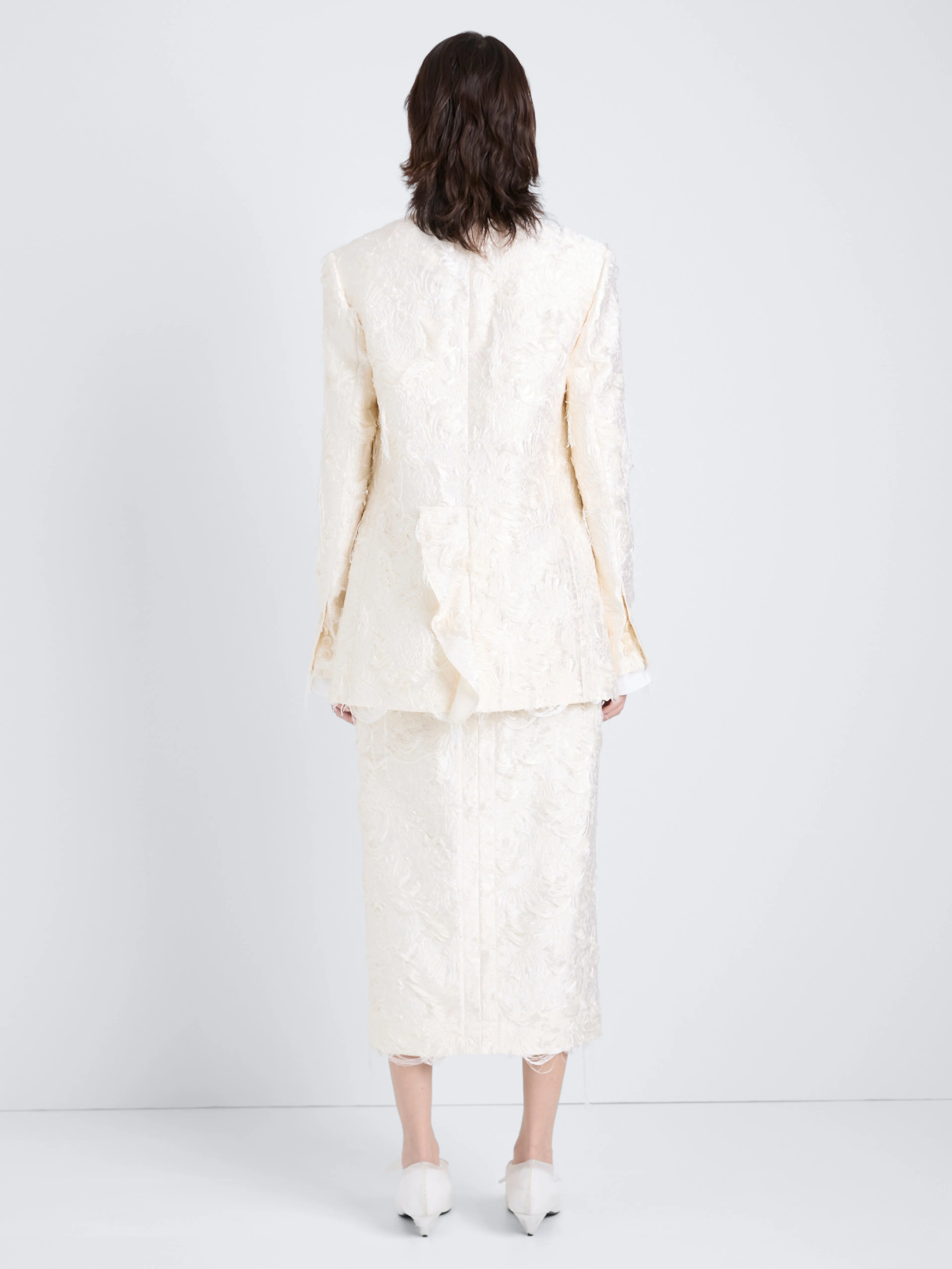 Theodora Jacket in Chrysanthemum Float Jacquard sold by Proenza Schouler product image thumbnail 5