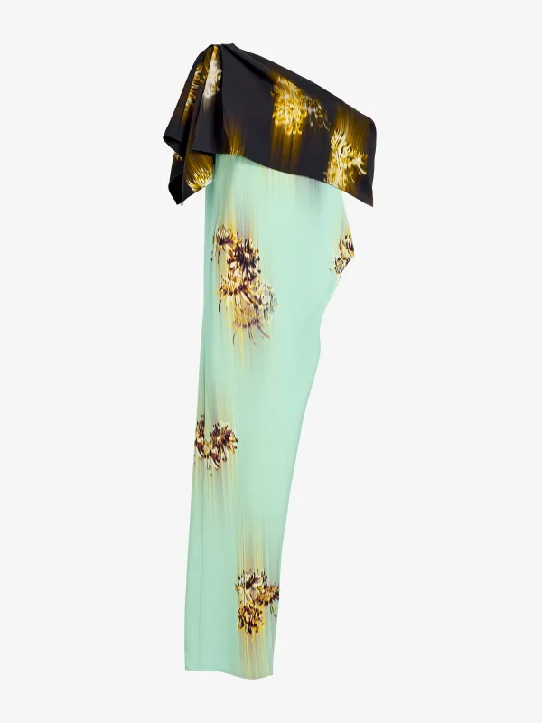 Haya Top in Printed Viscose Cady made by Proenza Schouler