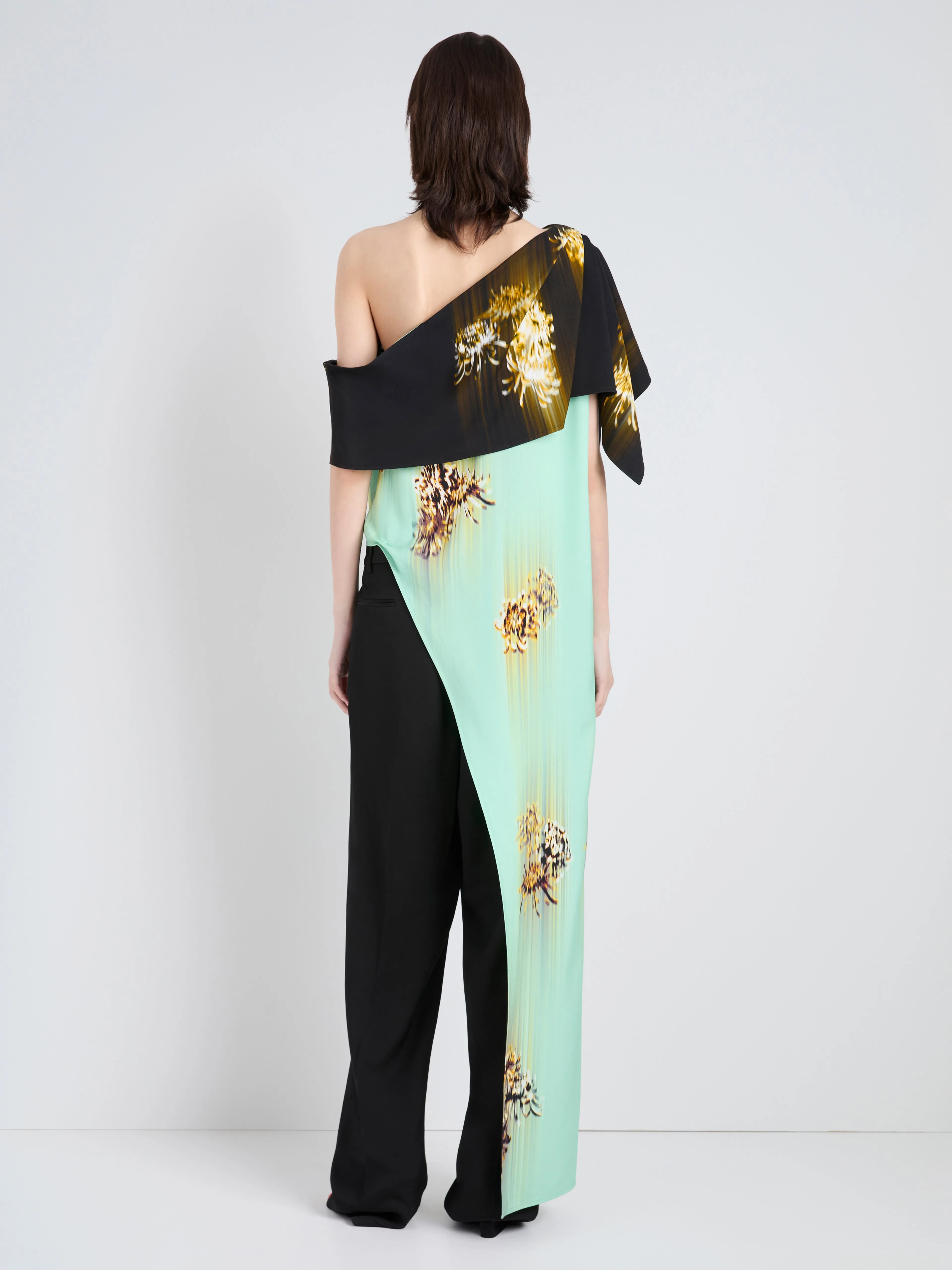 Haya Top in Printed Viscose Cady sold by Proenza Schouler product image thumbnail 5