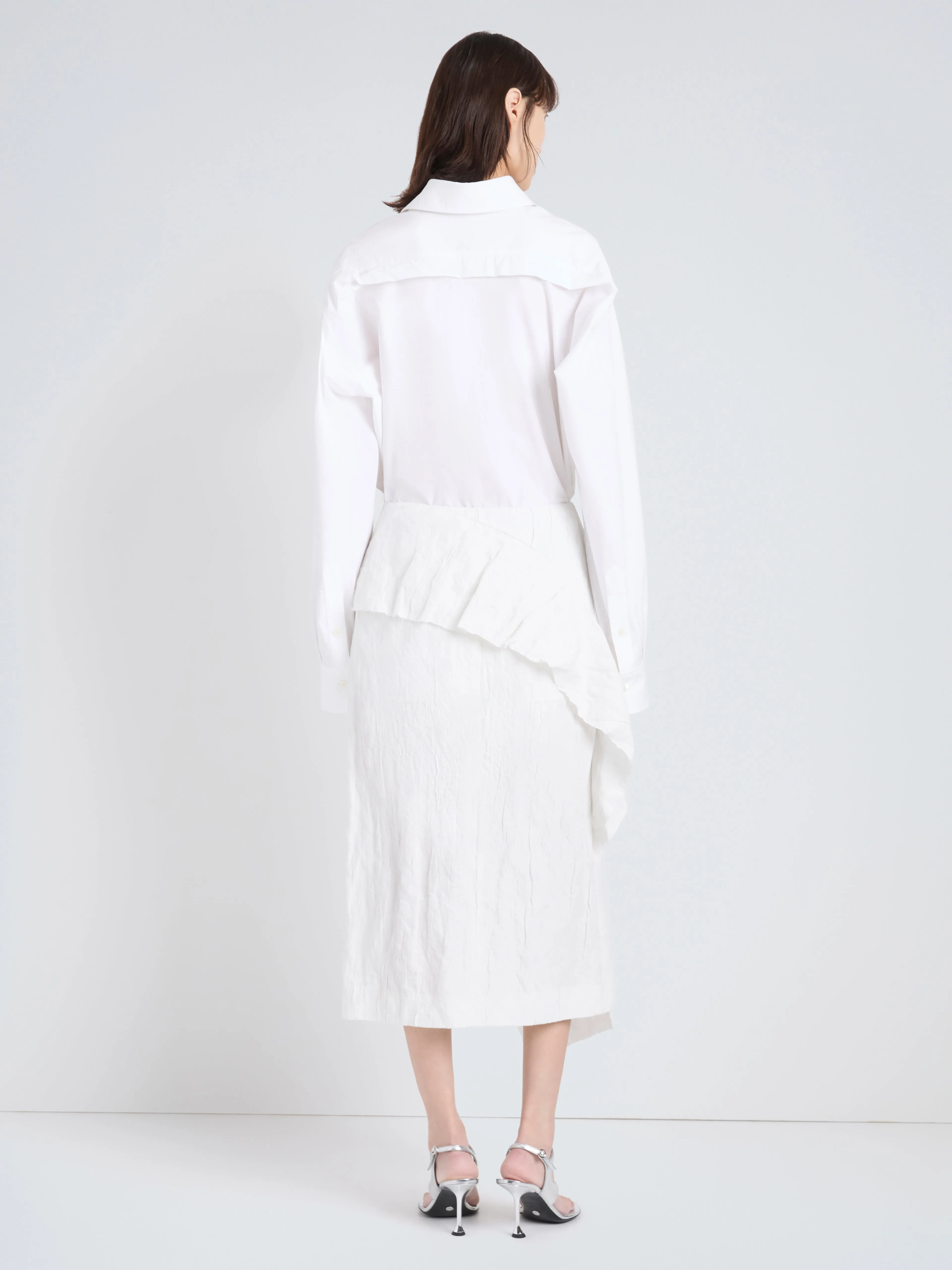 Hansly Skirt in Memory Cotton sold by Proenza Schouler product image thumbnail 4