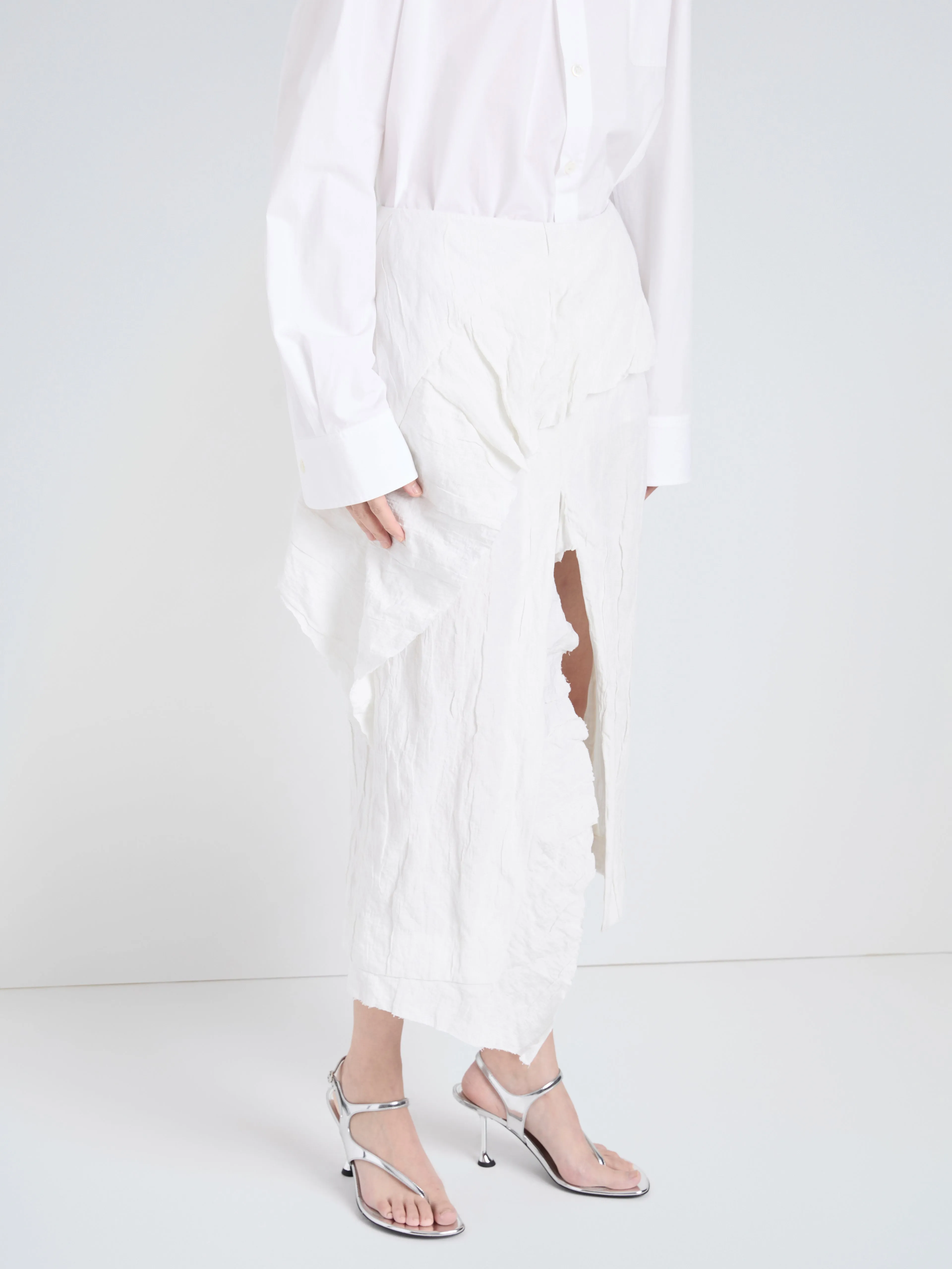 Hansly Skirt in Memory Cotton sold by Proenza Schouler product image thumbnail 5