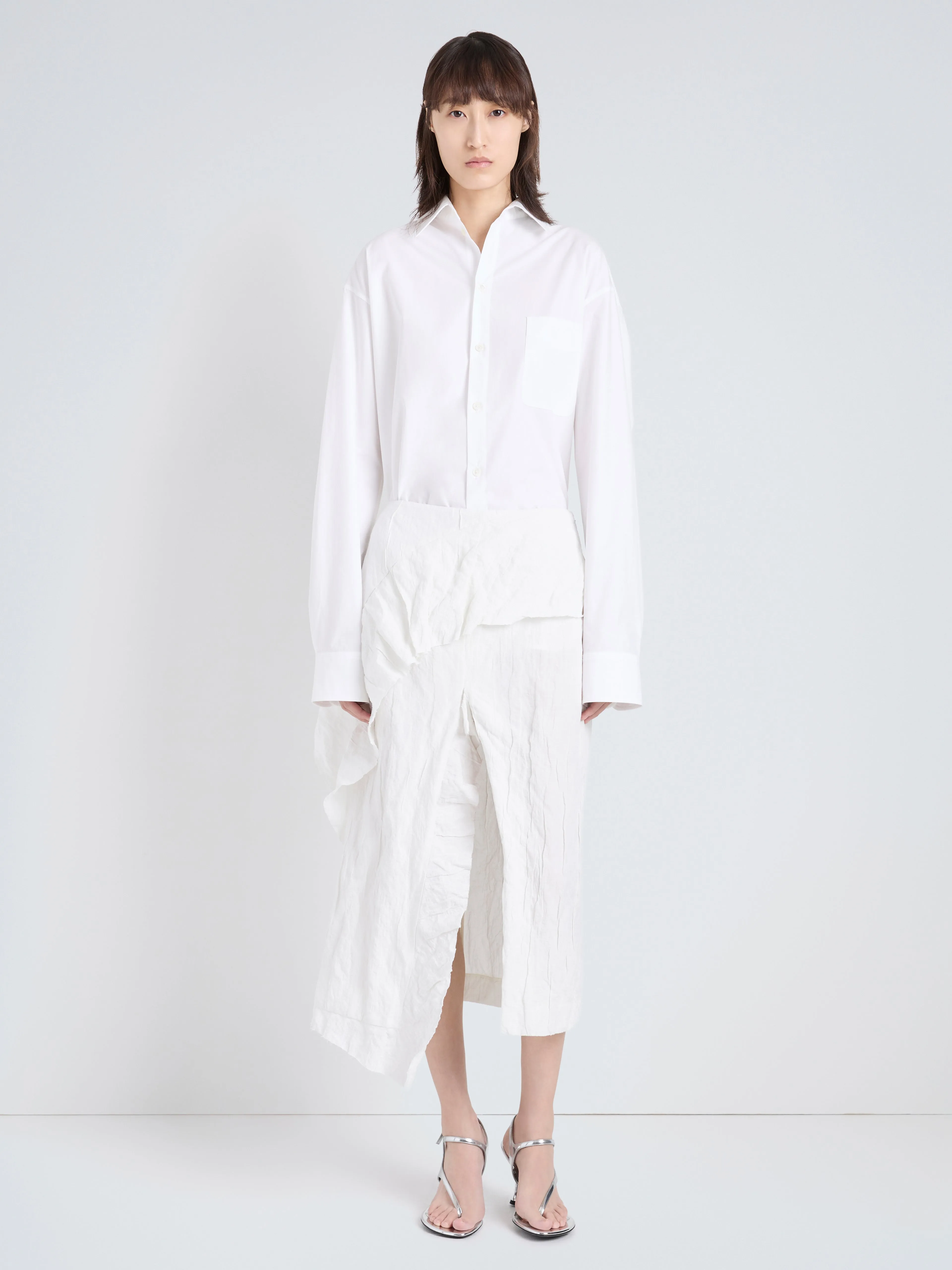 Hansly Skirt in Memory Cotton sold by Proenza Schouler product image thumbnail 2