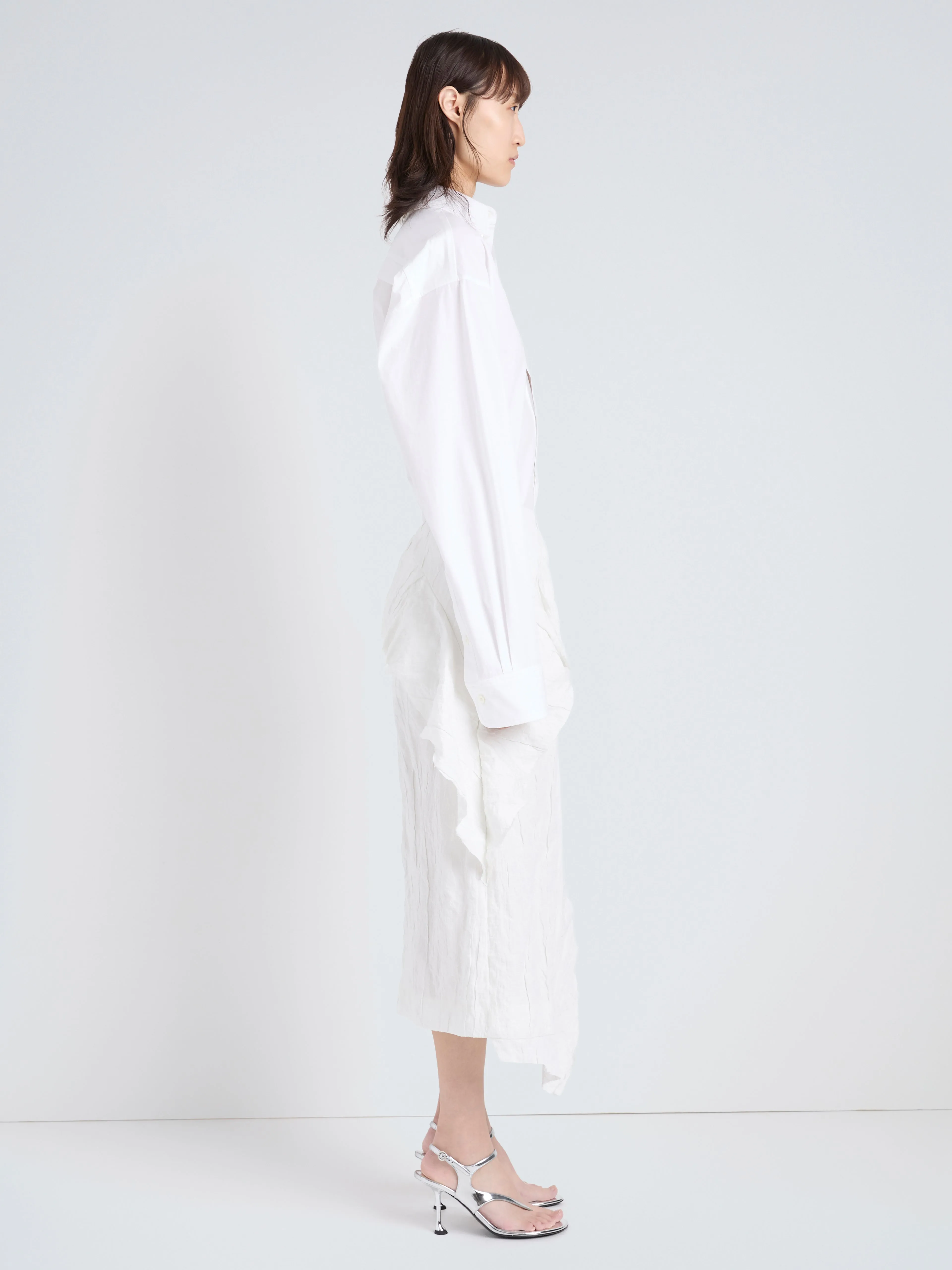 Hansly Skirt in Memory Cotton sold by Proenza Schouler product image thumbnail 3