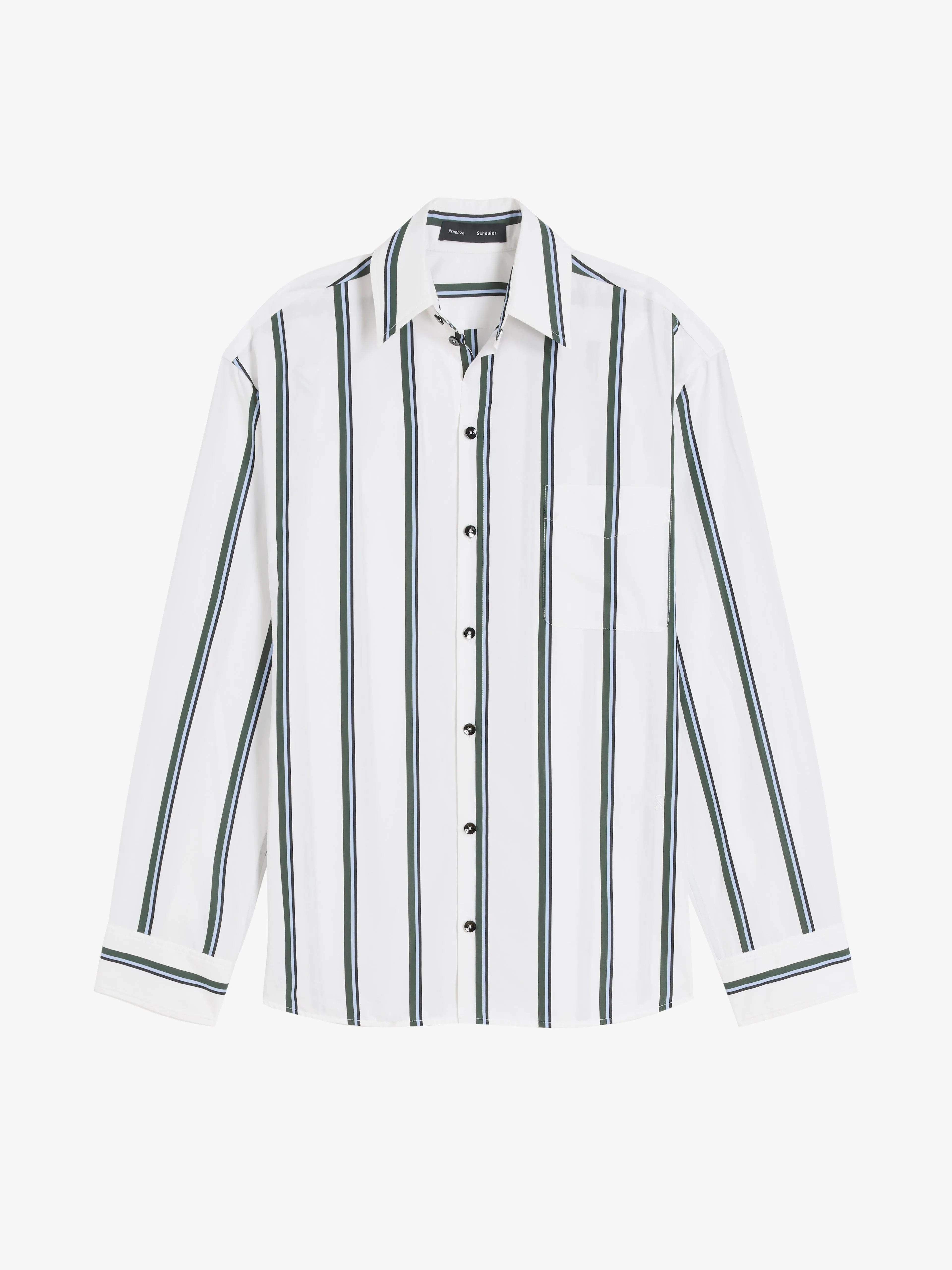 Alia Top in Cotton Silk Shirting sold by Proenza Schouler