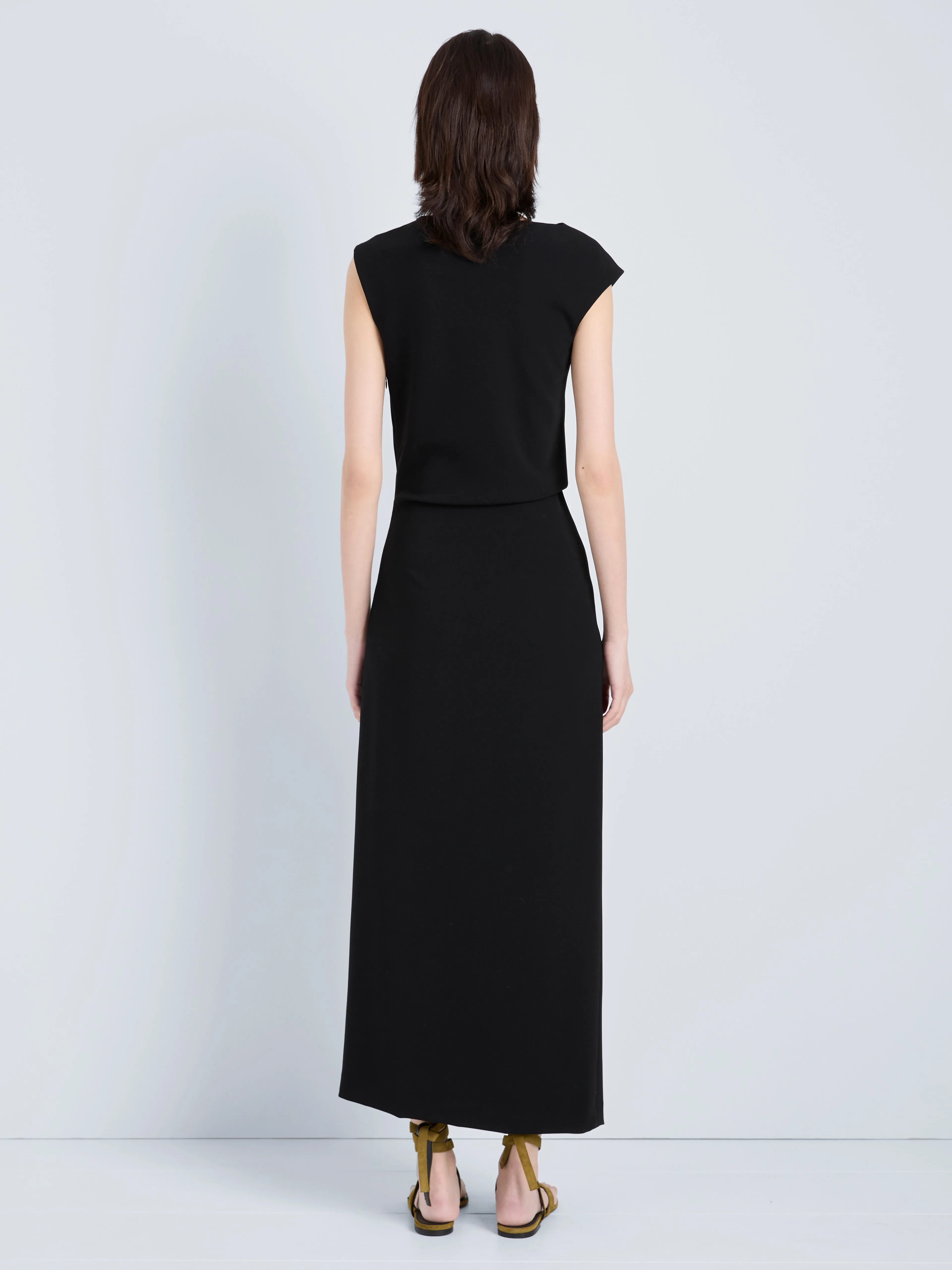 Damea Dress in Matte Double Crepe sold by Proenza Schouler product image thumbnail 4