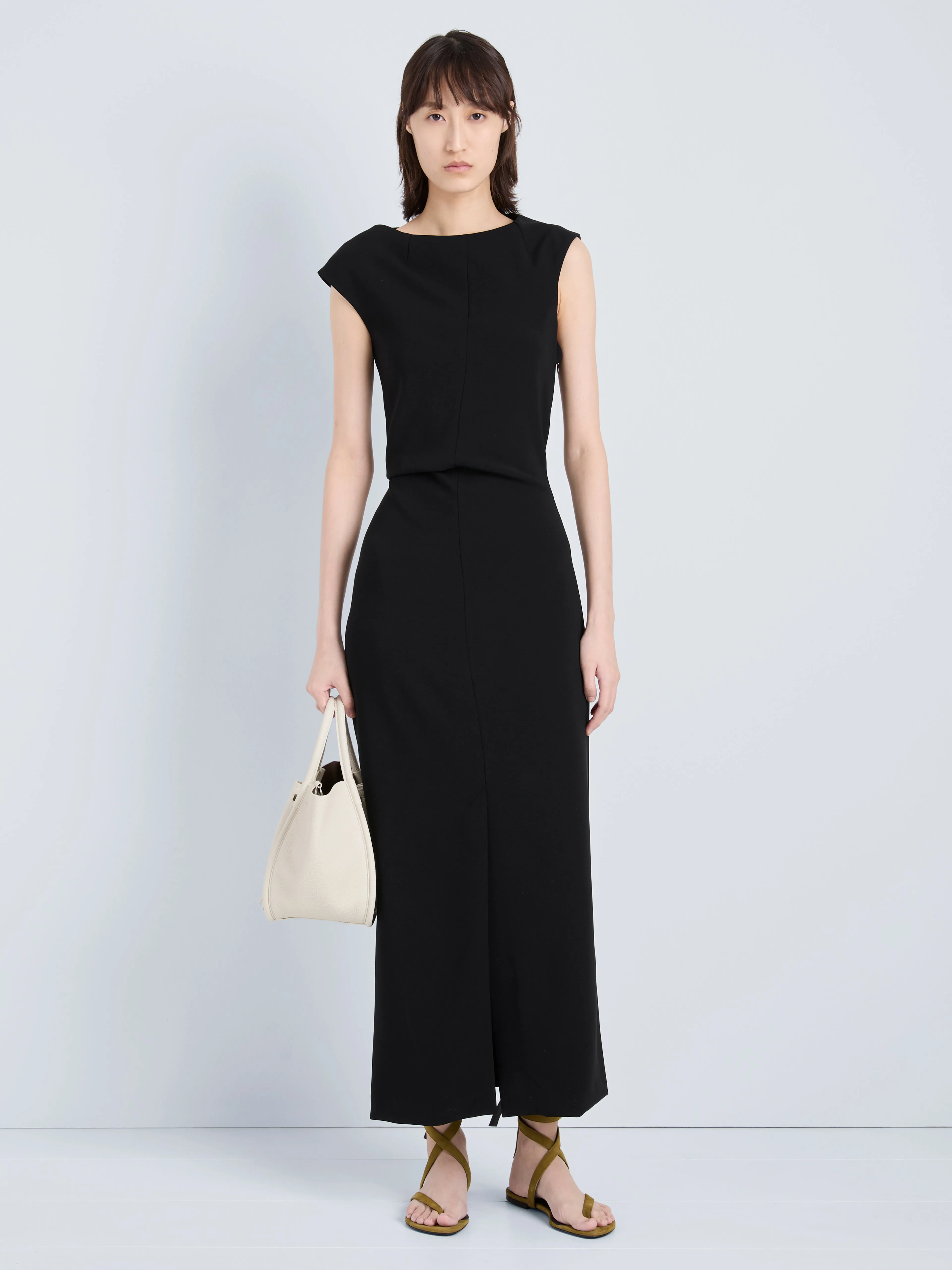 Damea Dress in Matte Double Crepe sold by Proenza Schouler product image thumbnail 2
