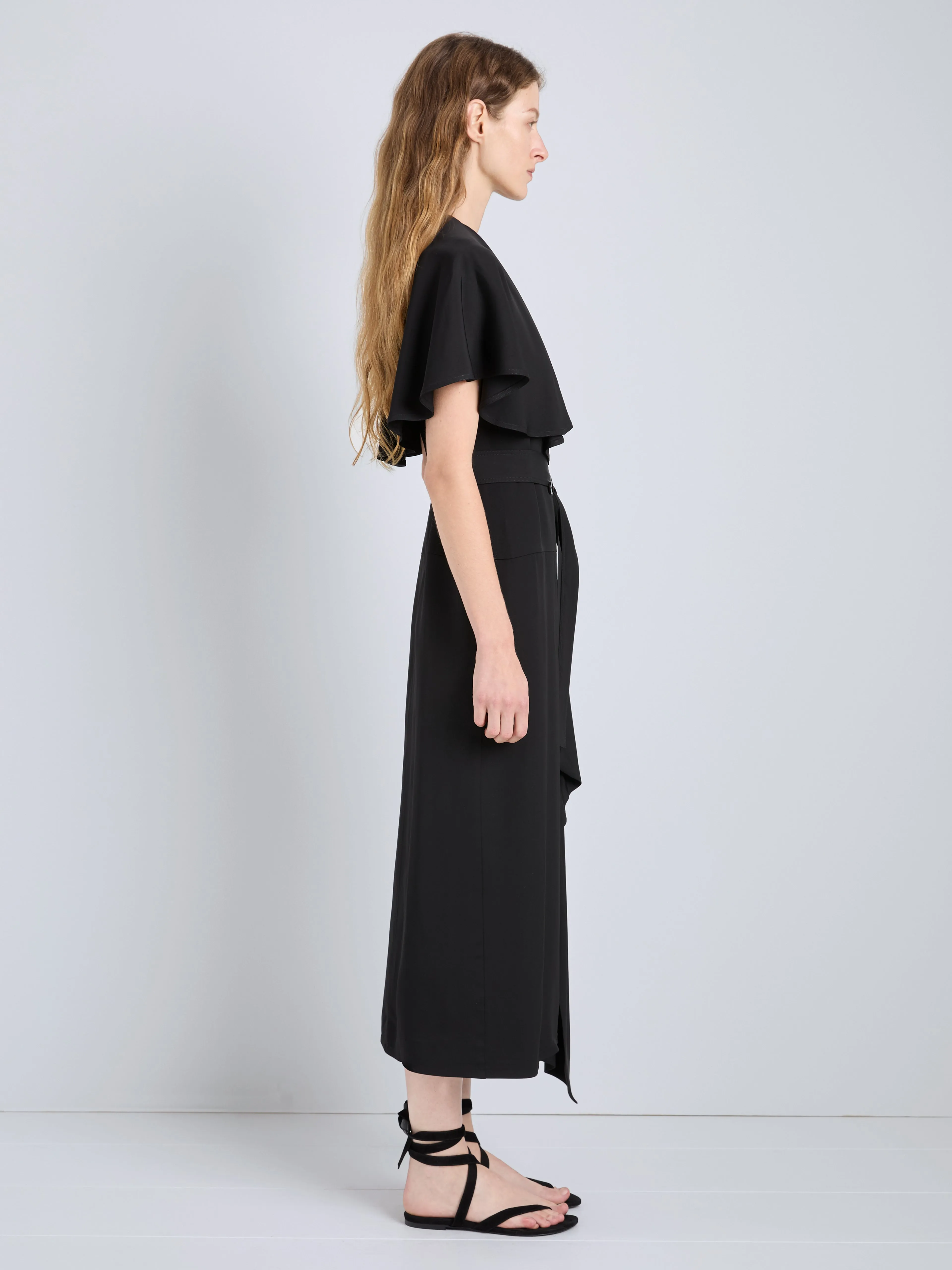Isolde Dress in Viscose Twill sold by Proenza Schouler product image thumbnail 3