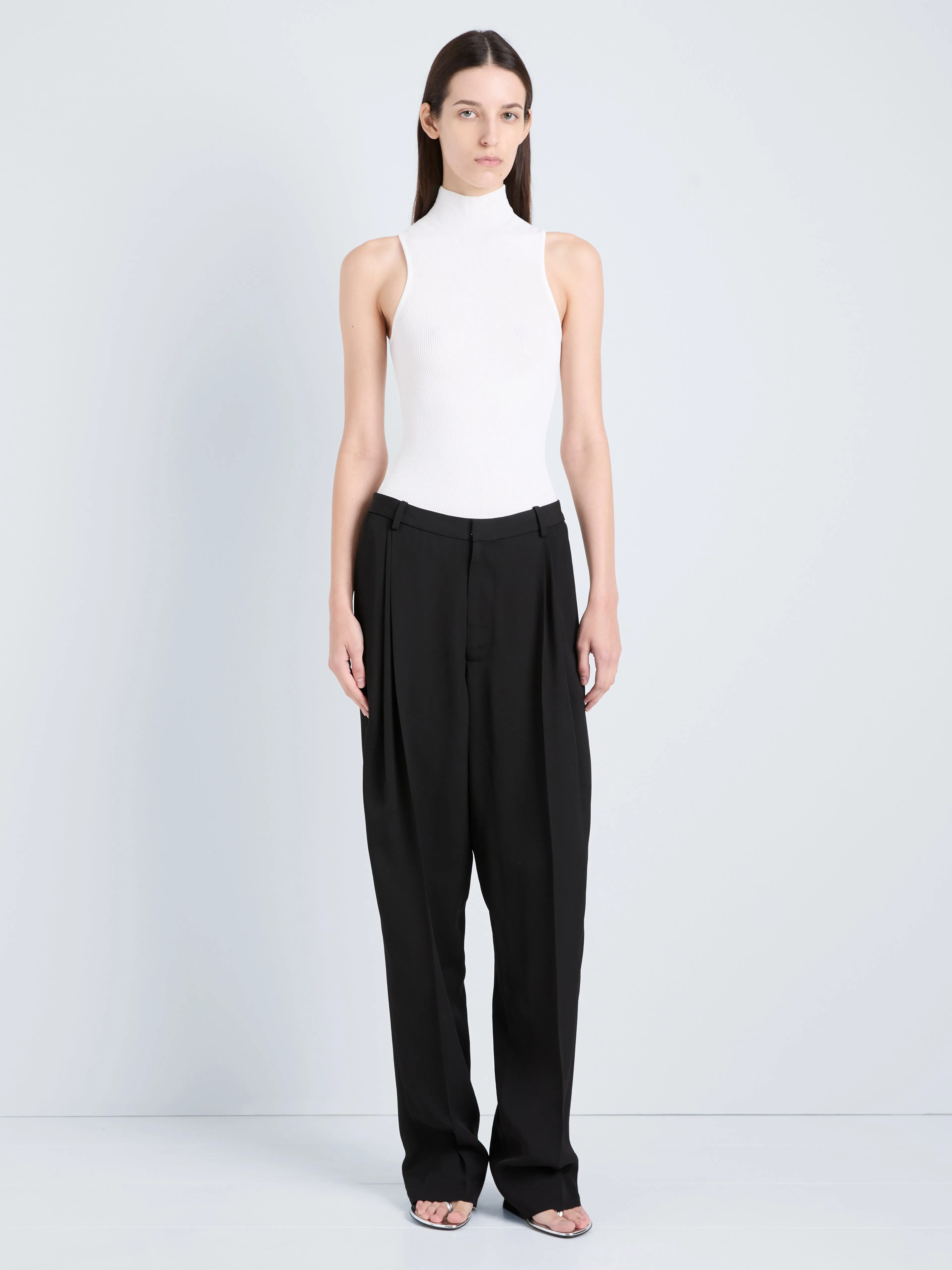 Clementina Pant in Viscose Twill sold by Proenza Schouler product image thumbnail 2