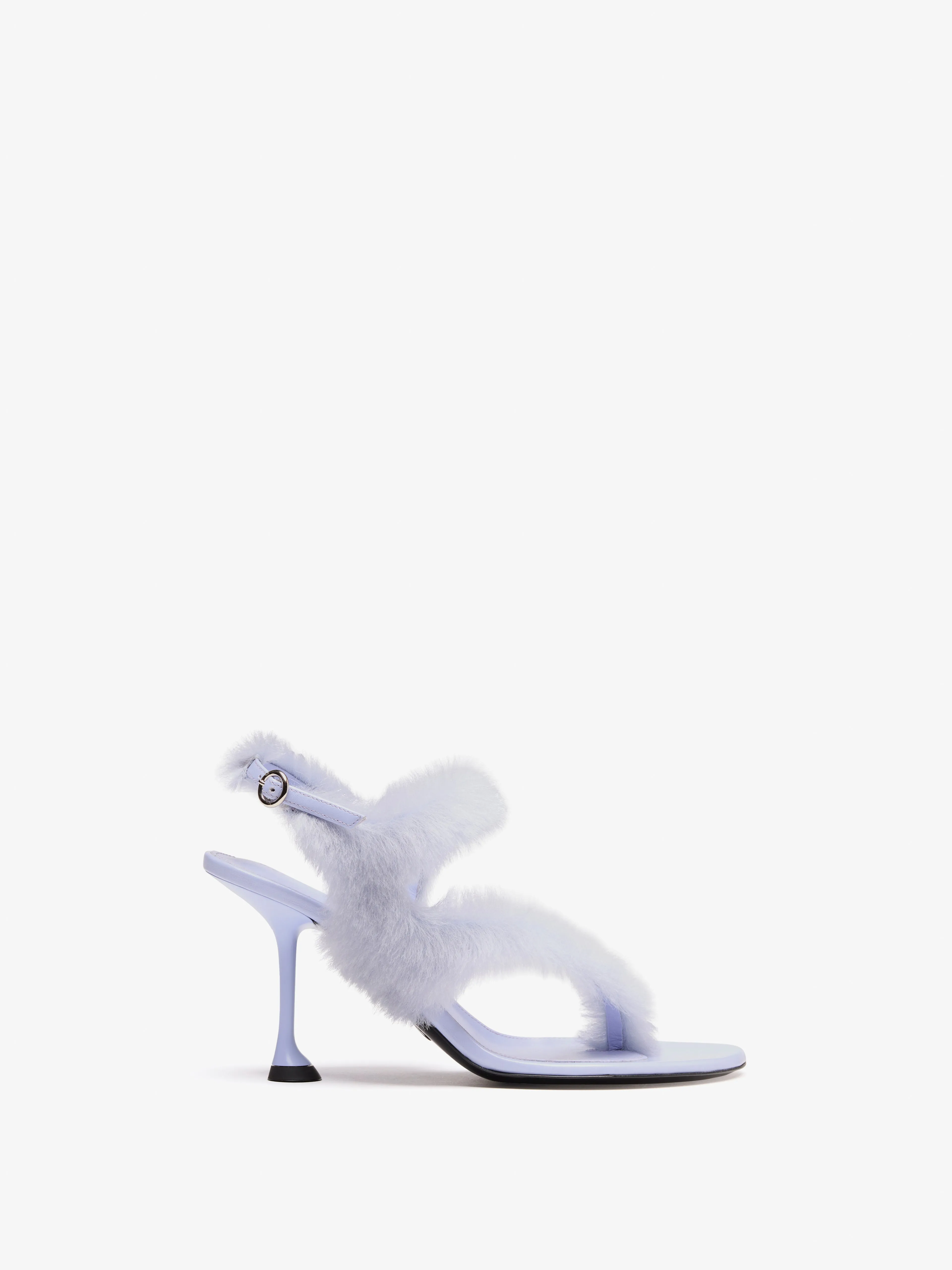 Tee Thong Sandals in Shearling sold by Proenza Schouler