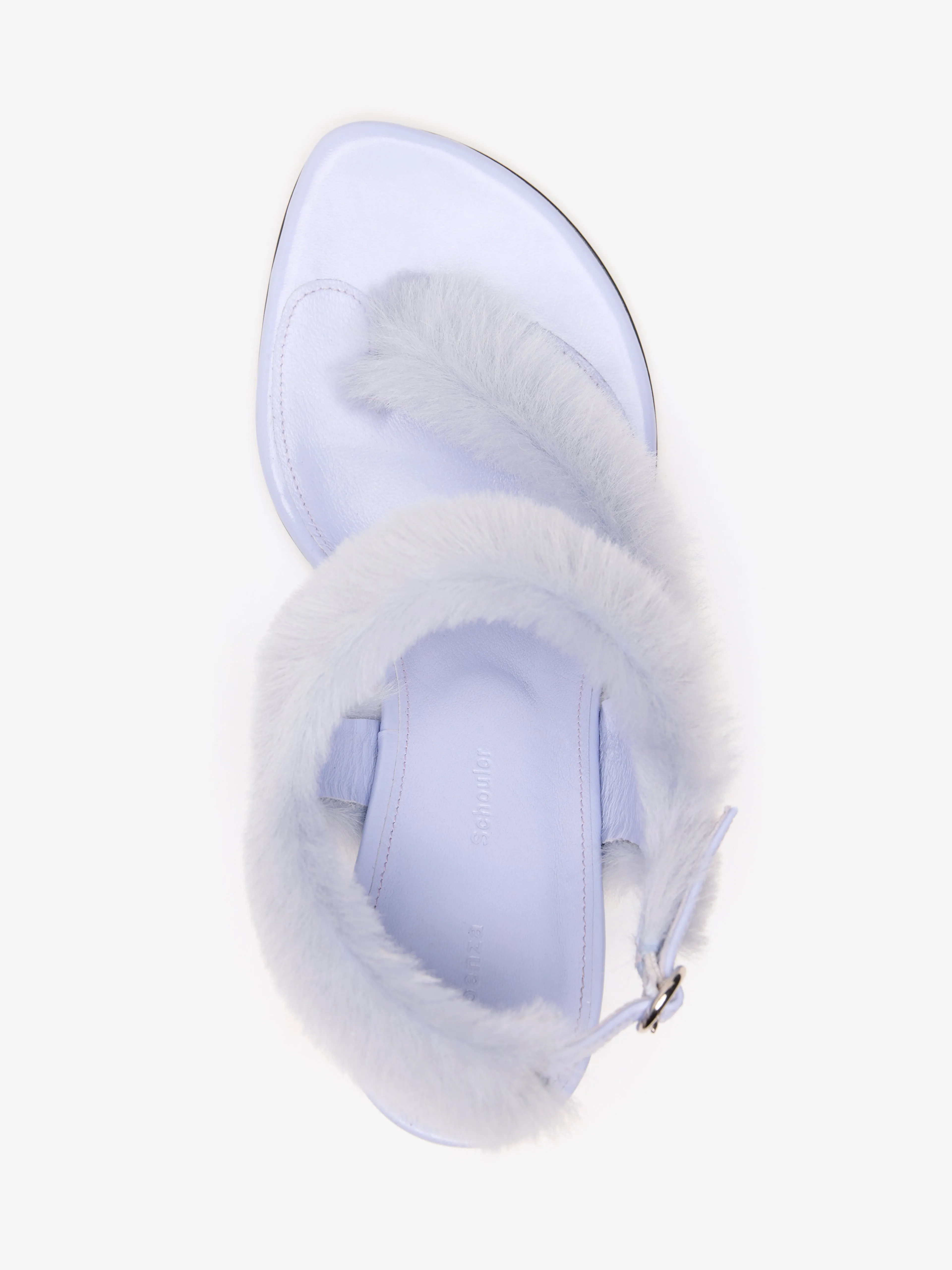 Tee Thong Sandals in Shearling sold by Proenza Schouler product image thumbnail 3