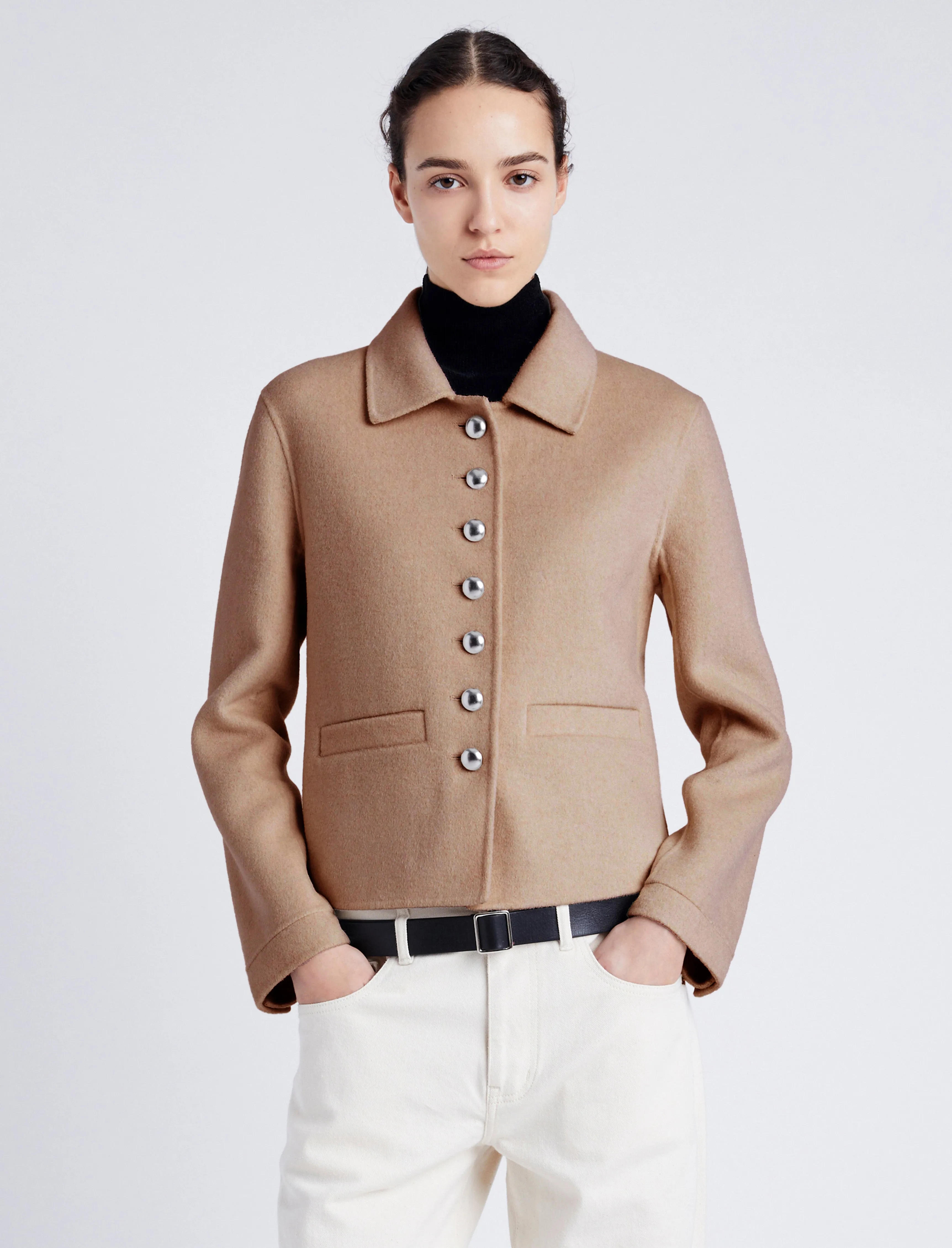 Emilie Jacket in Double Face Wool sold by Proenza Schouler product image thumbnail 2
