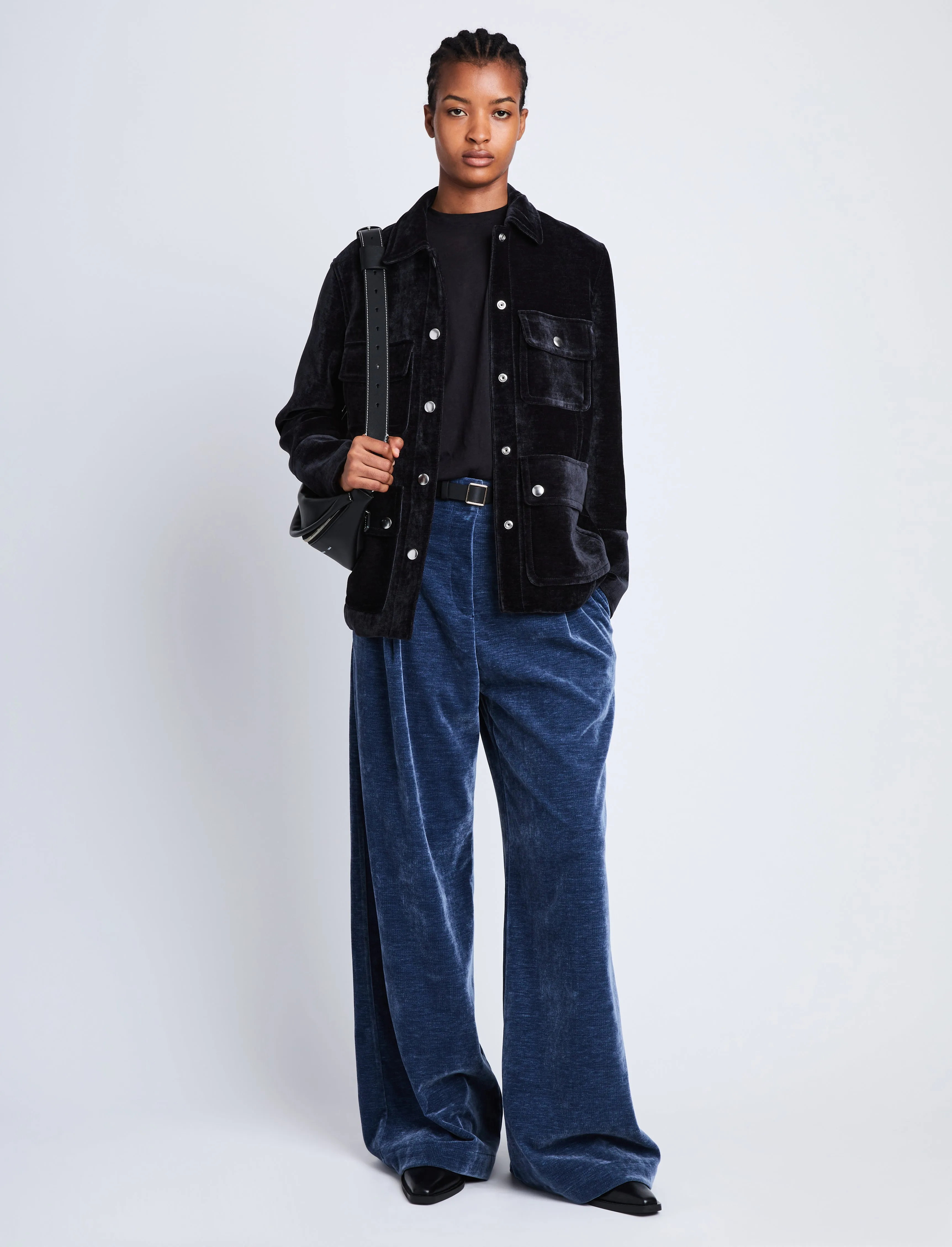 Stella Jacket in Chenille Suiting sold by Proenza Schouler product image thumbnail 3