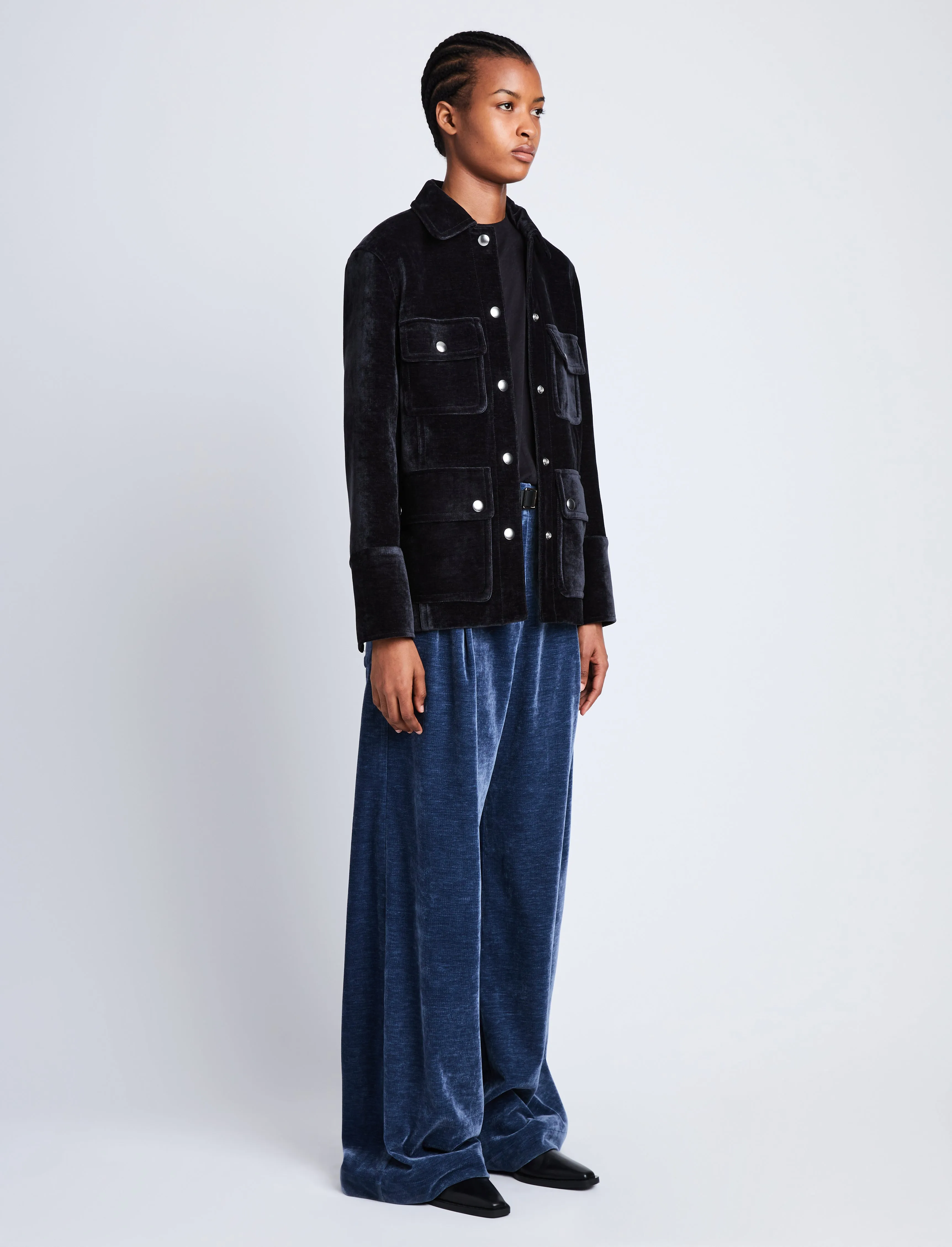 Stella Jacket in Chenille Suiting sold by Proenza Schouler product image thumbnail 4