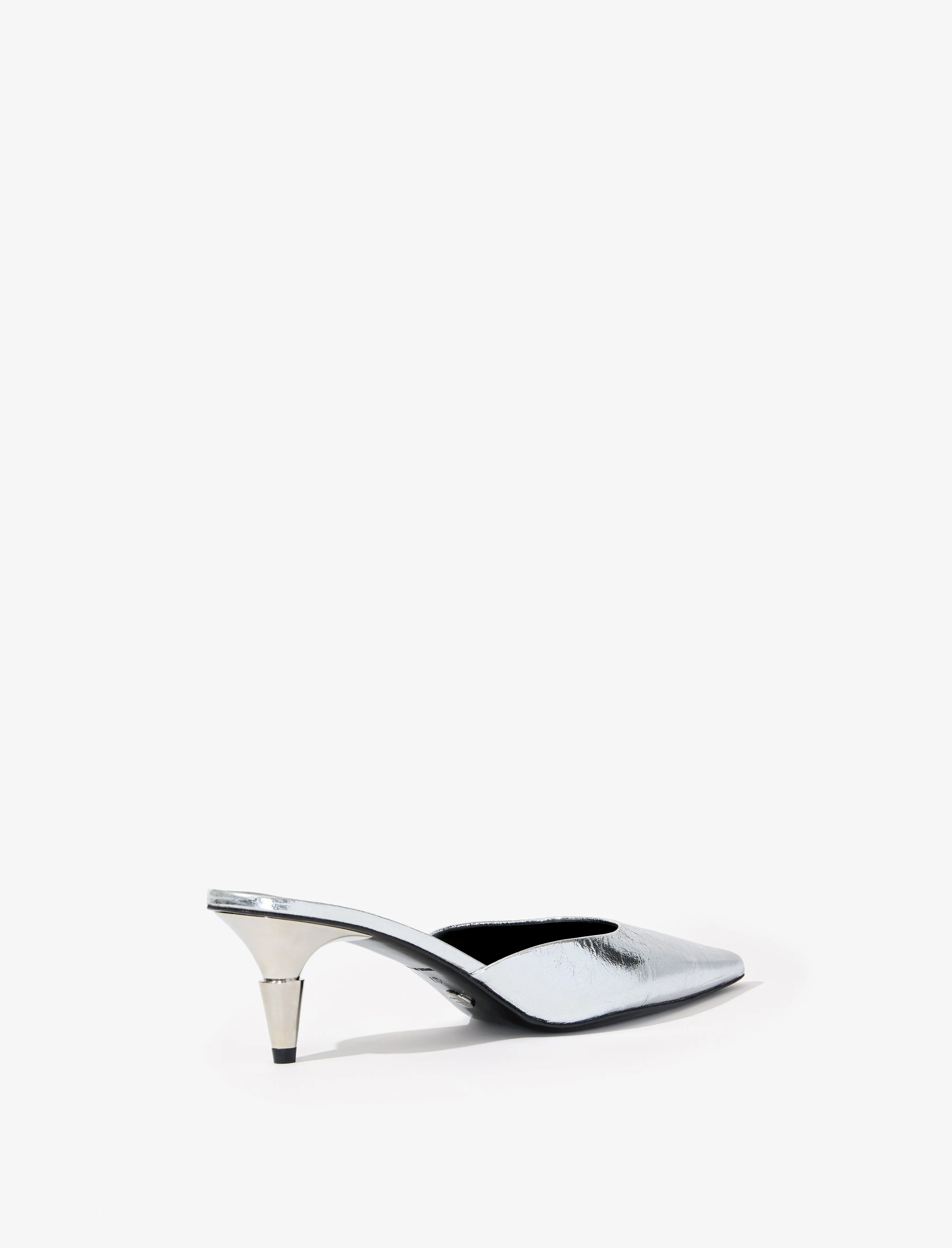 Spike Mules in Crinkled Metallic sold by Proenza Schouler product image thumbnail 3