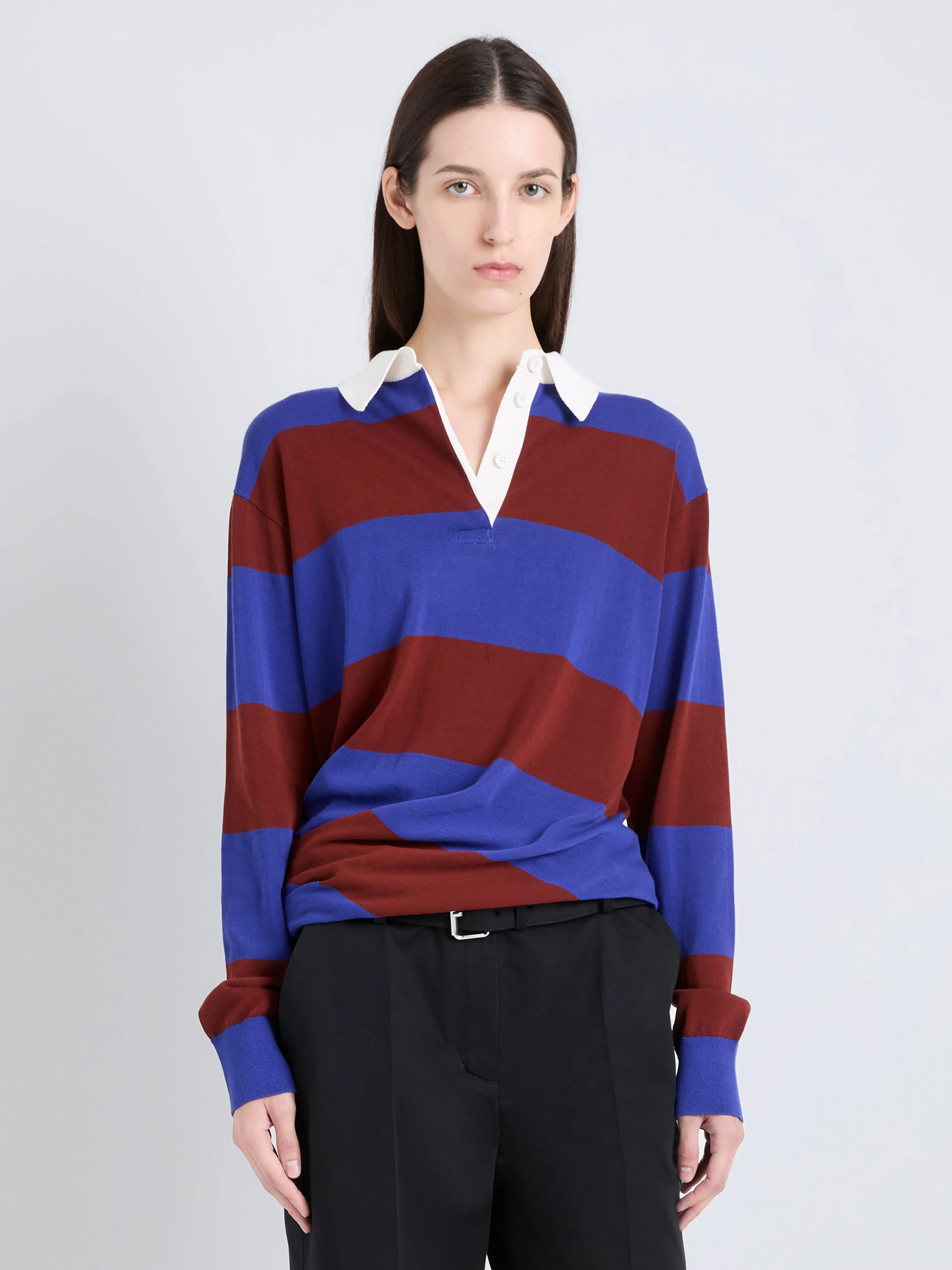 Corinna Top in Cotton Stripe sold by Proenza Schouler product image thumbnail 2